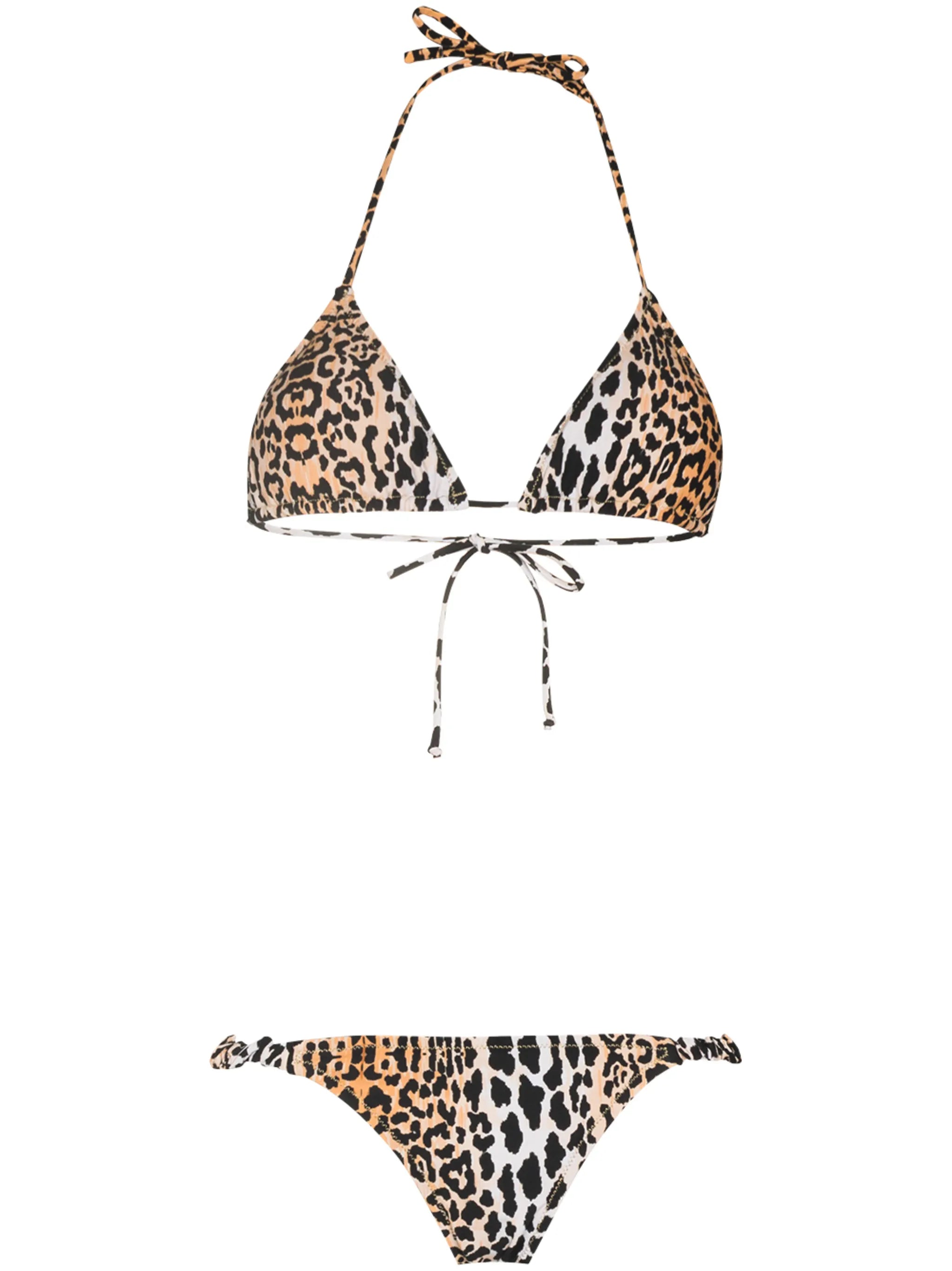 The Scrunchie leopard print bikini