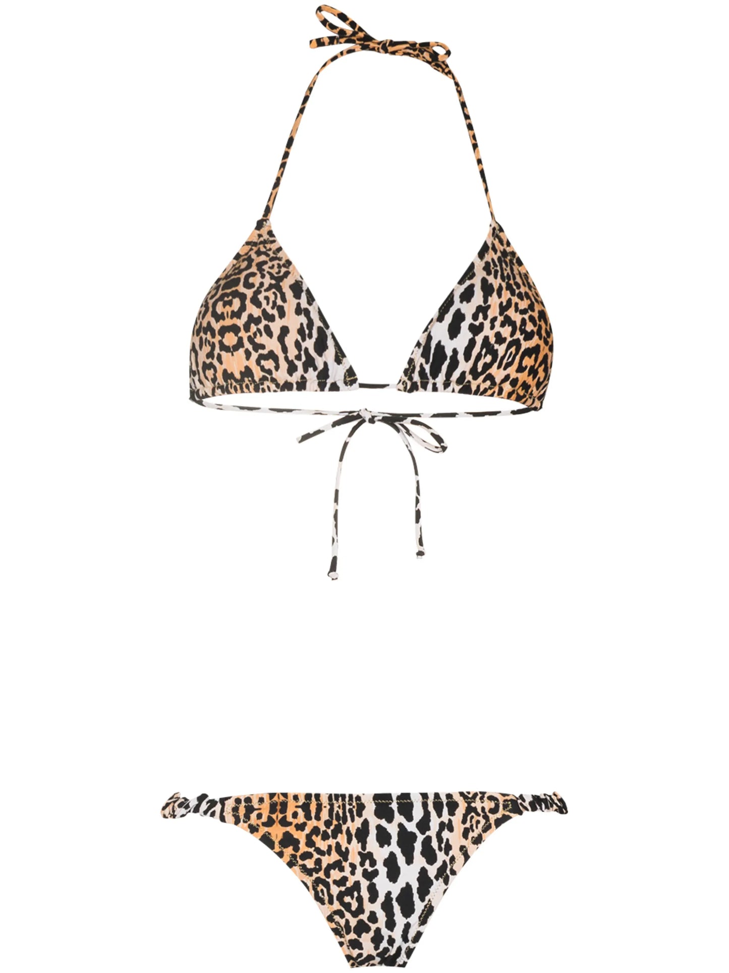 The Scrunchie leopard print bikini
