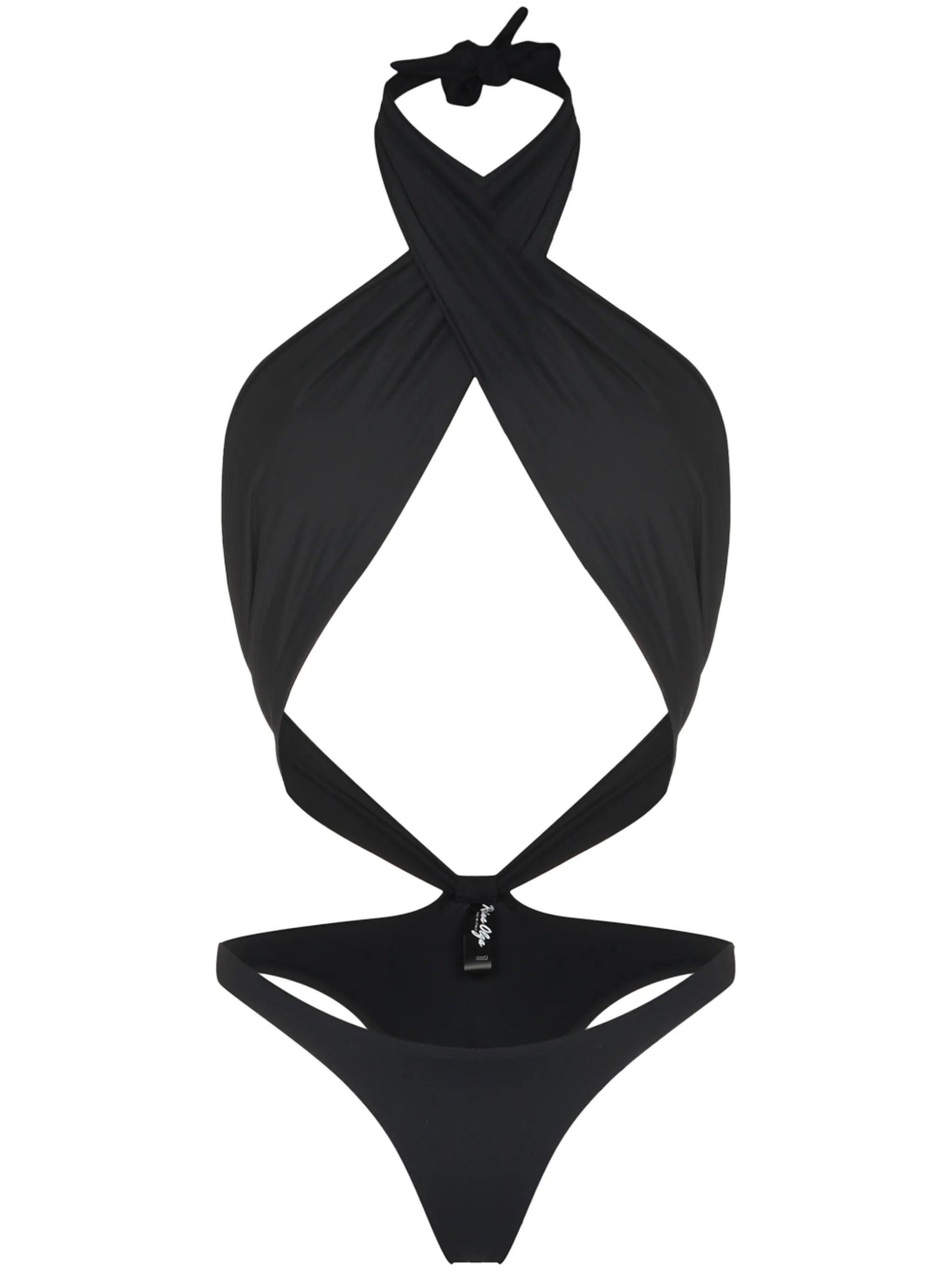 Showpony cross-front swimsuit