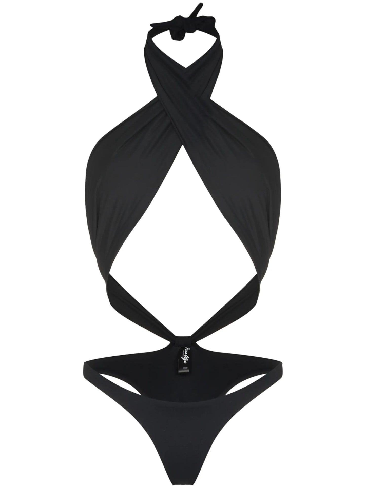 Showpony cross-front swimsuit