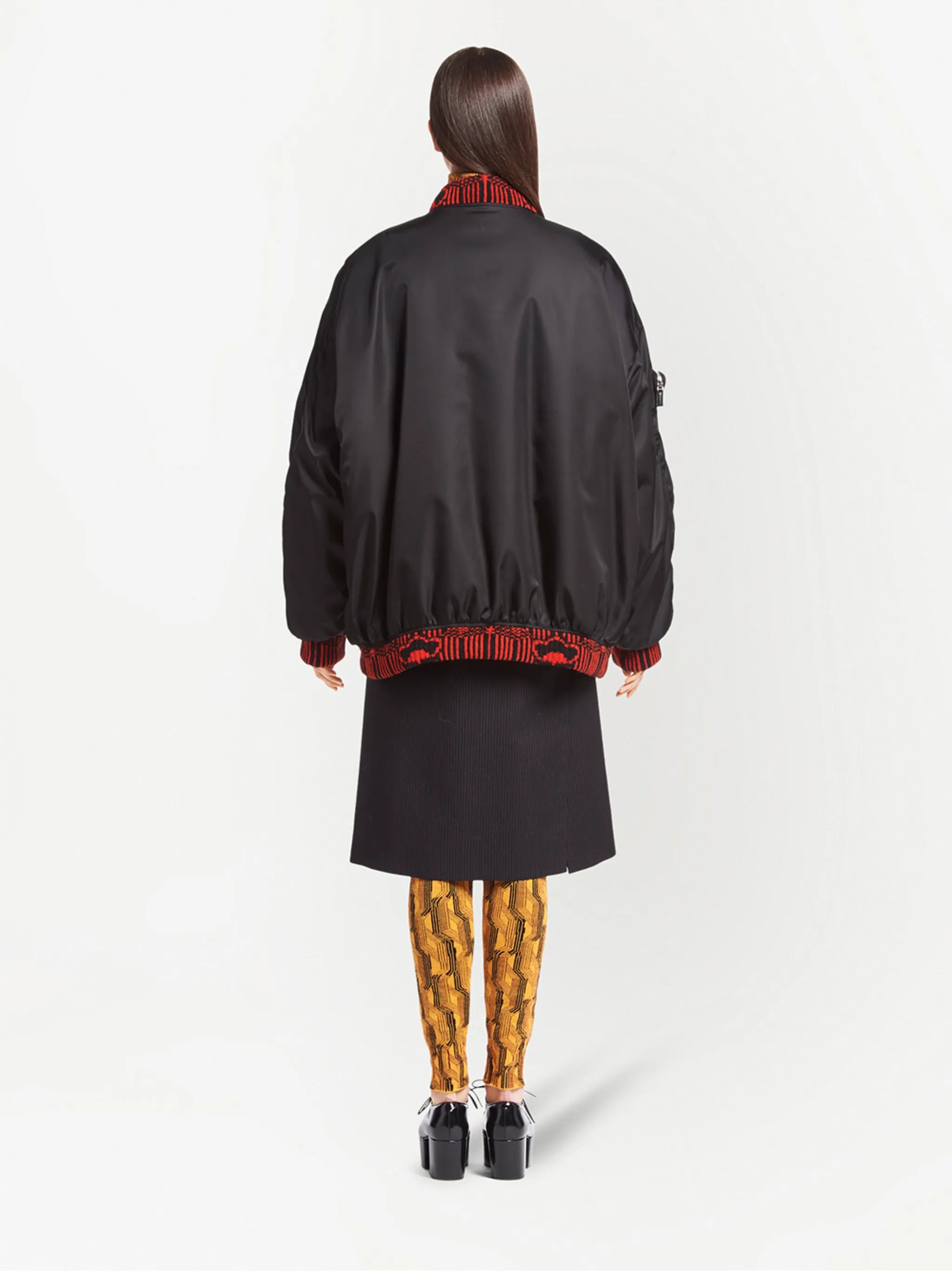 Re-Nylon bomber jacket