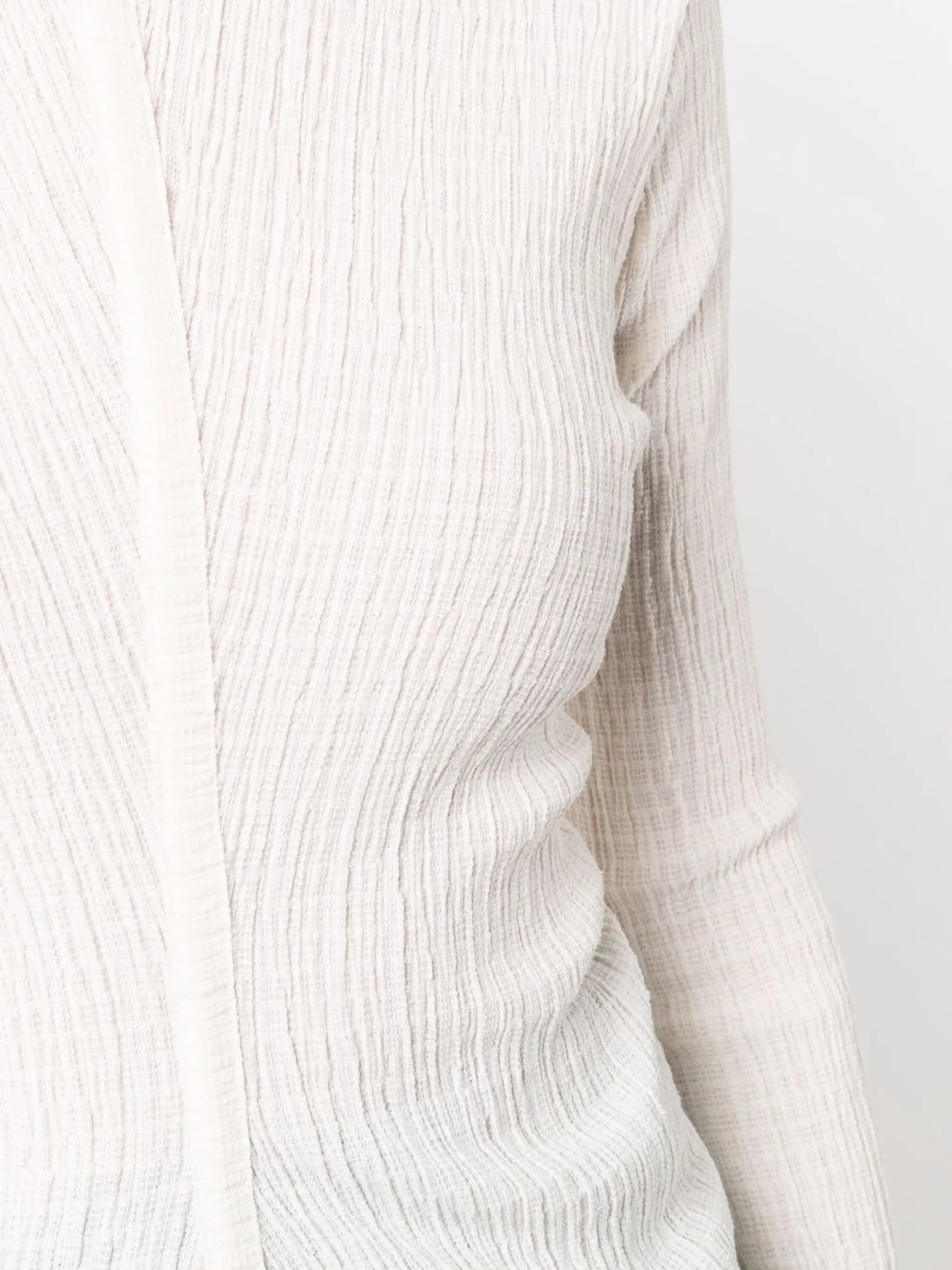 ribbed round neck top