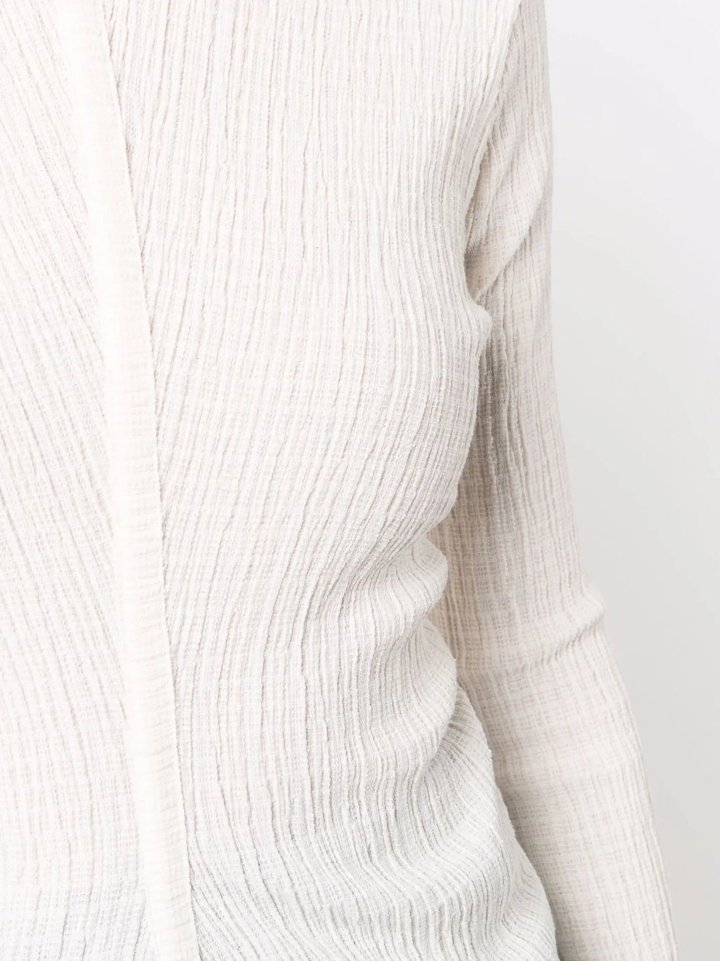 ribbed round neck top