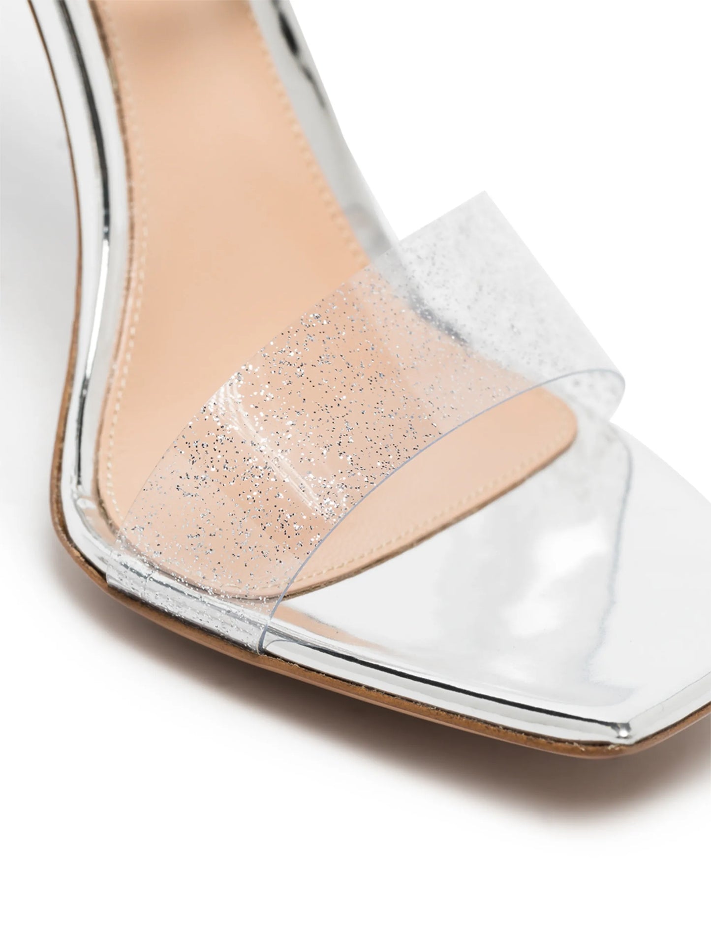 111mm Odyssey glitter-embellished sandals