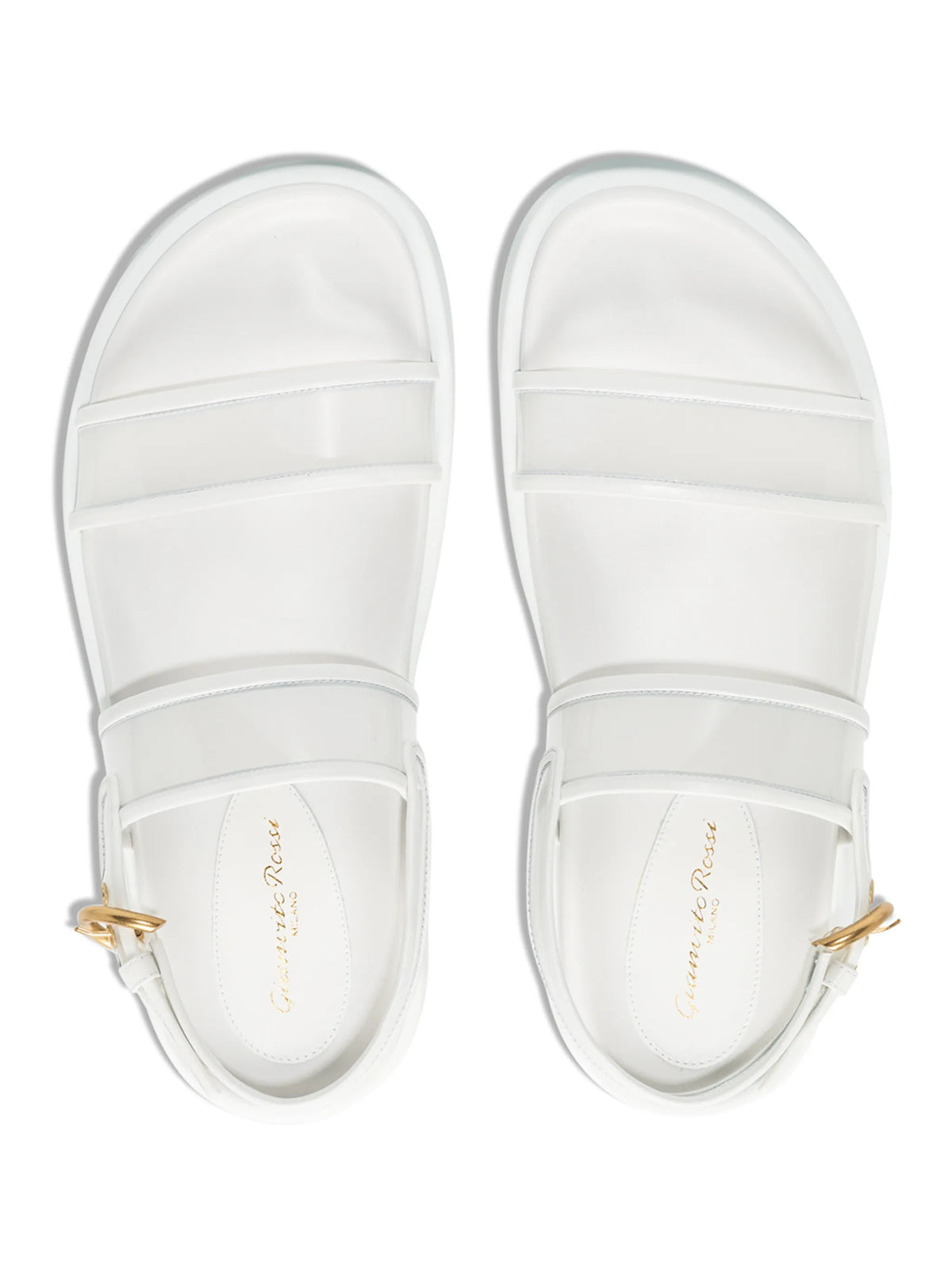 double-strap flat sandals
