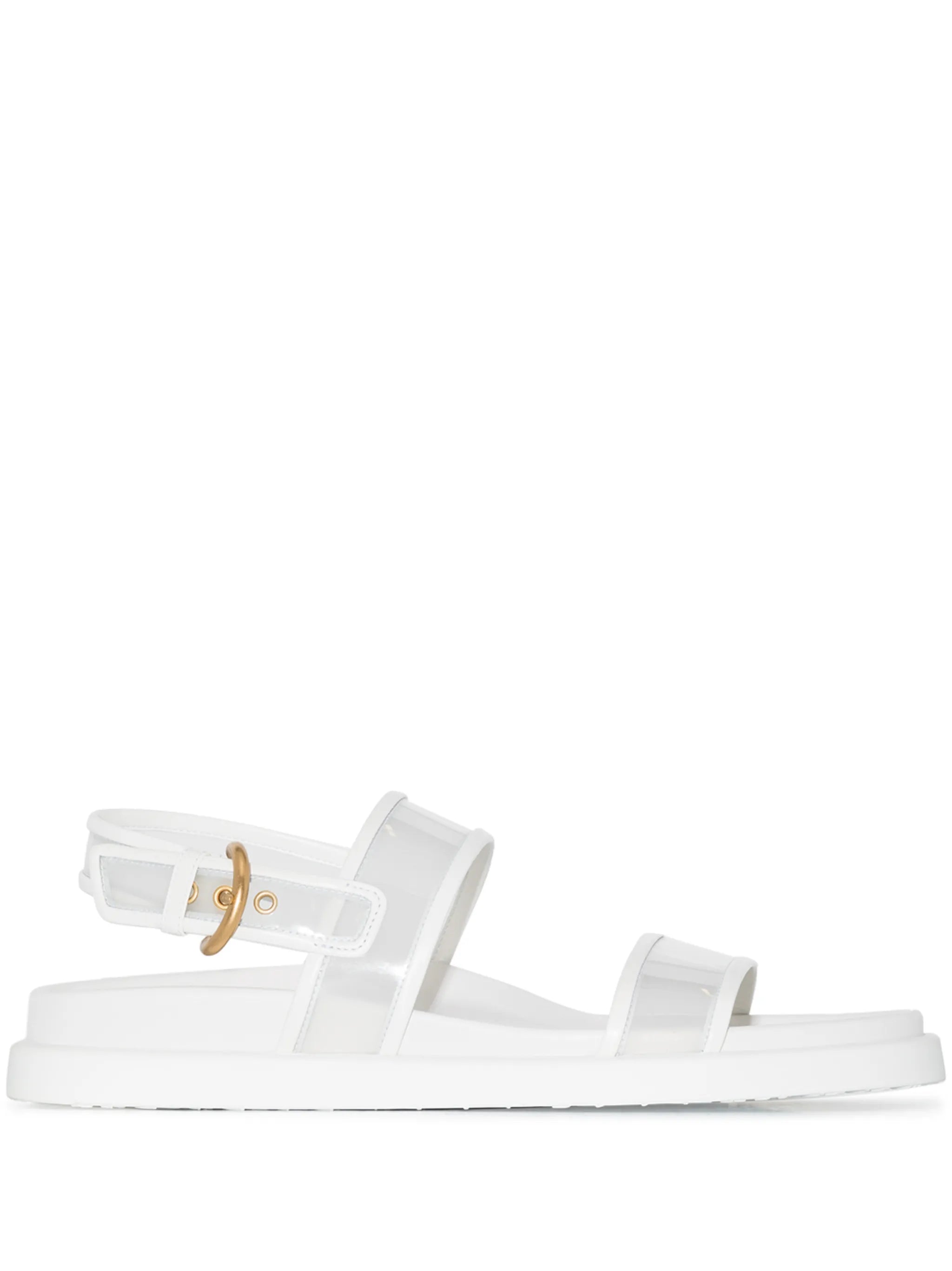 double-strap flat sandals