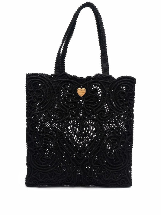 medium Beatrice cordonetto lace shopper bag
