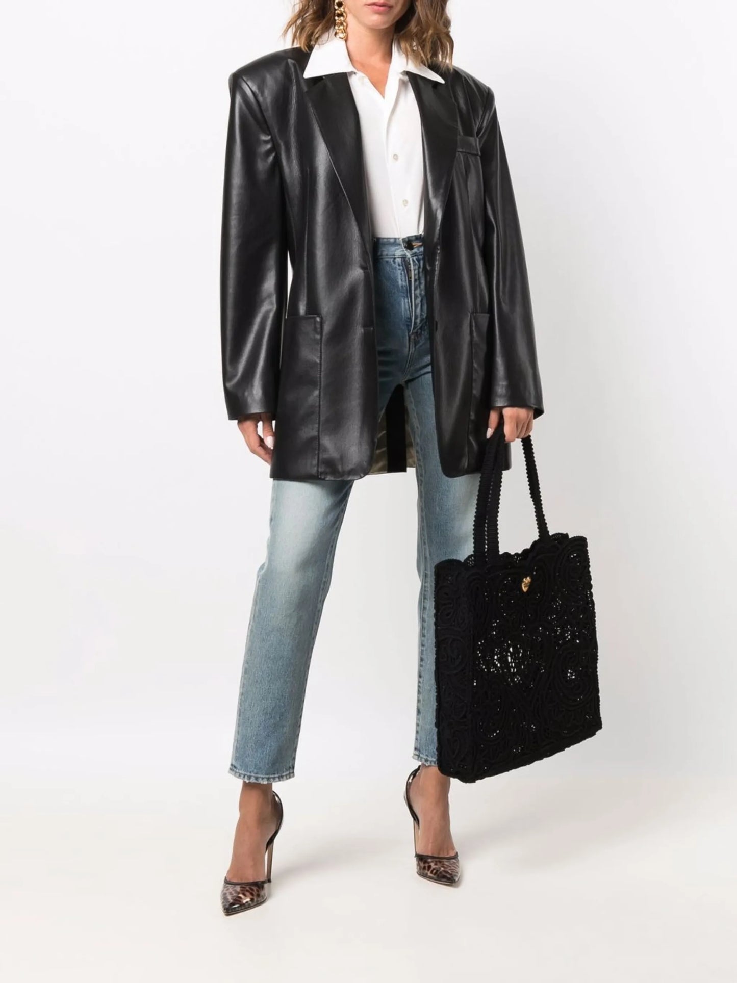 medium Beatrice cordonetto lace tote bag