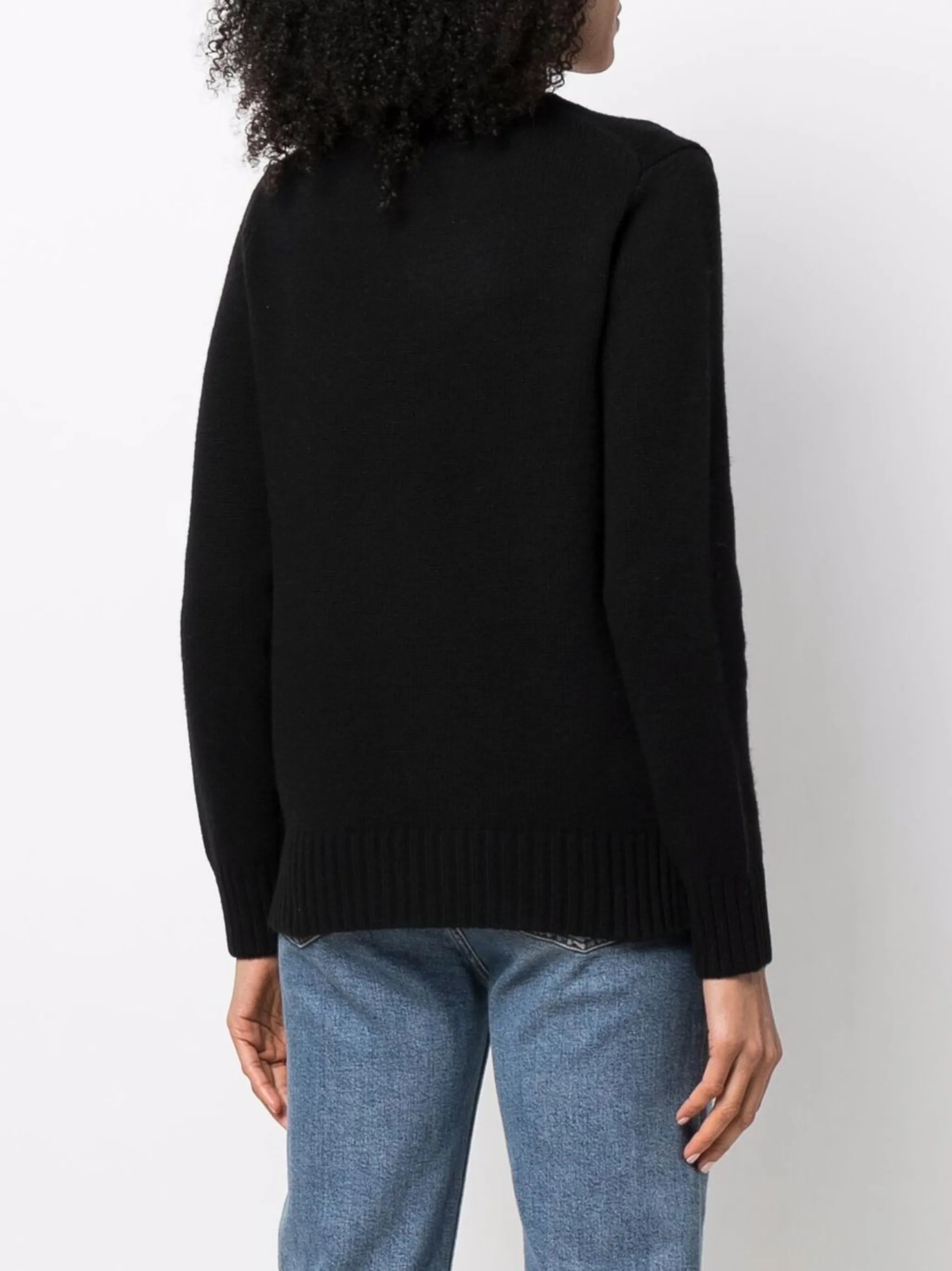 intarsia-knit long-sleeve jumper