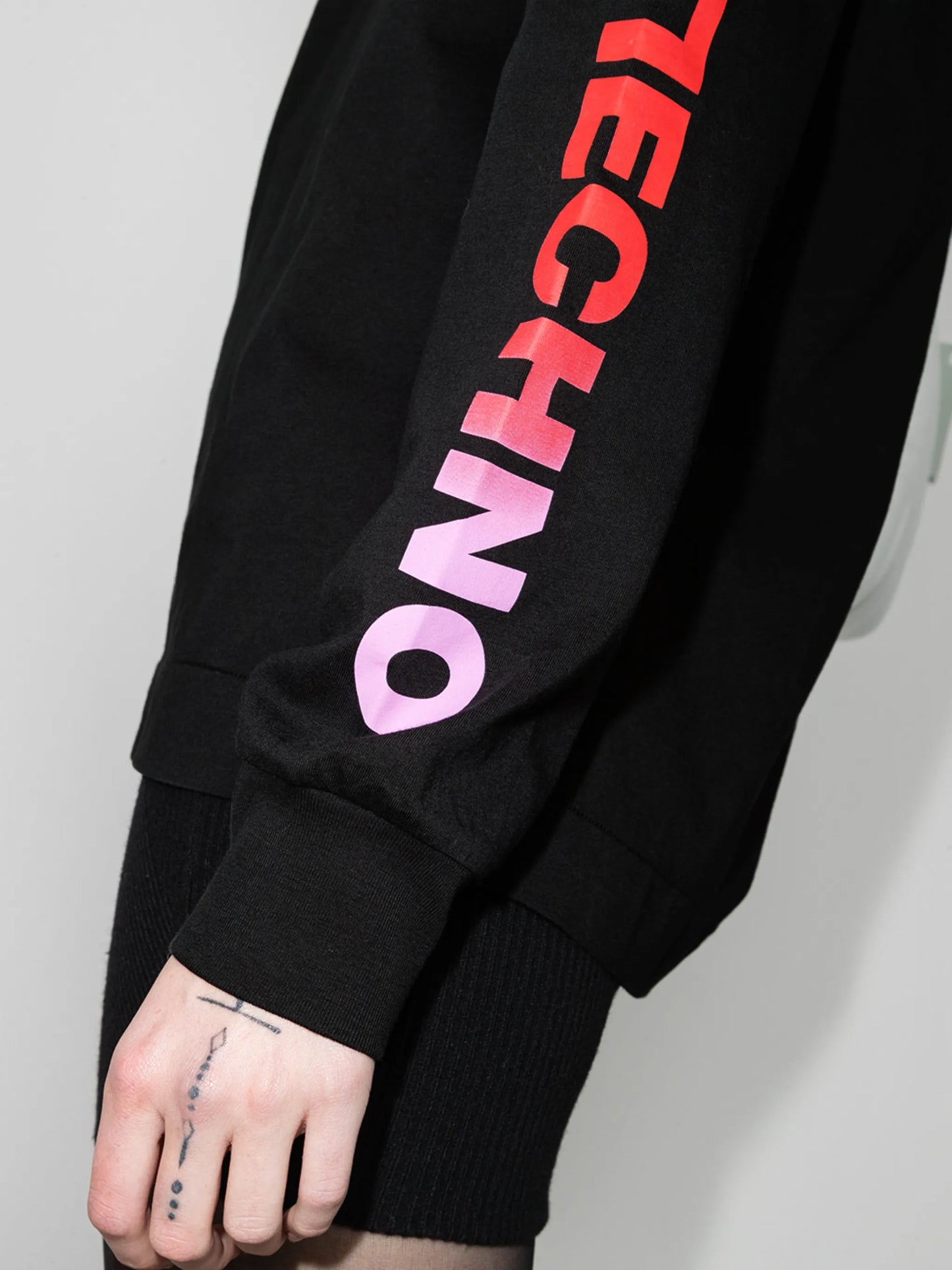 Techno crew-neck sweatshirt