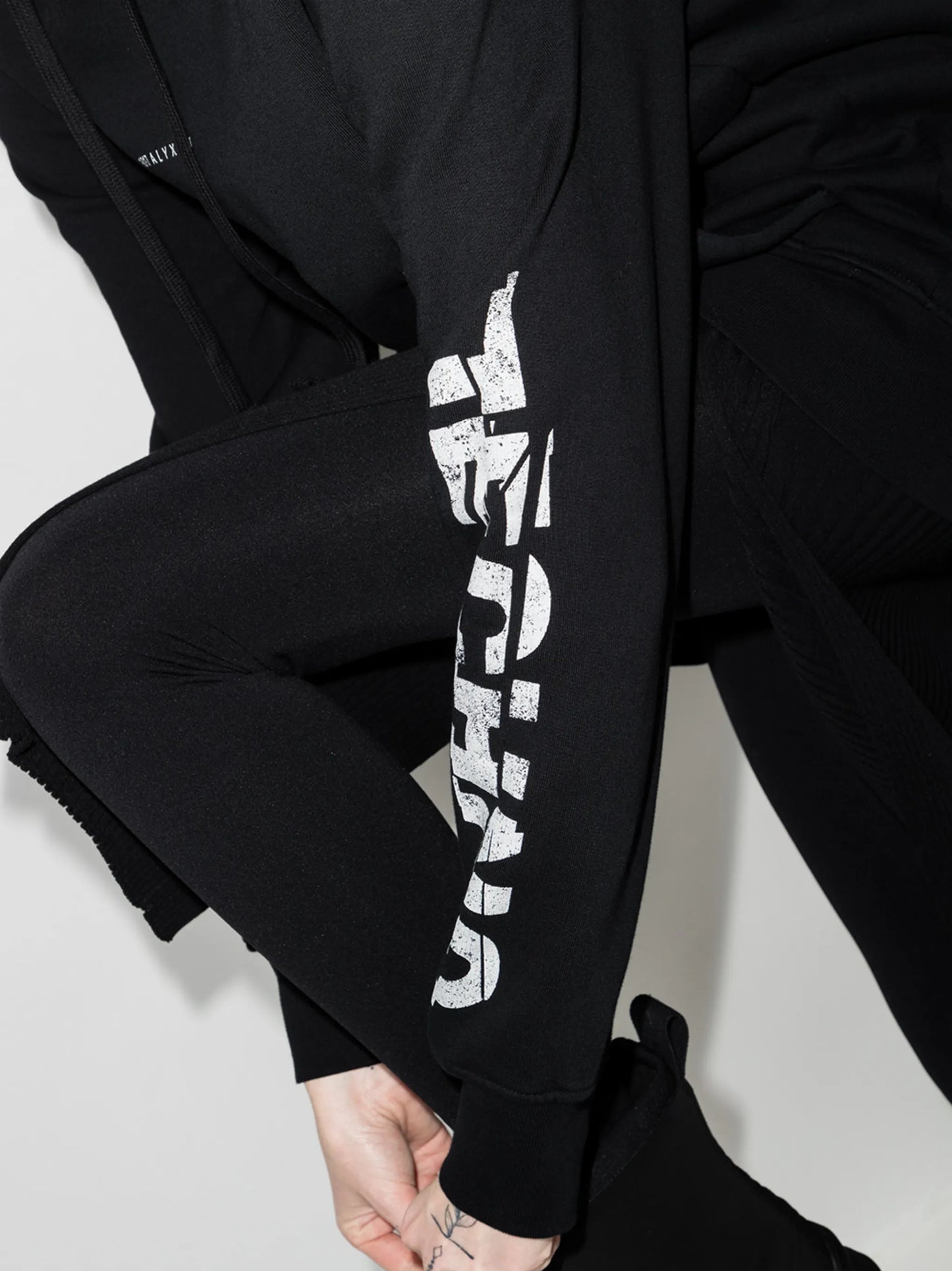 Techno Scar print hoodie
