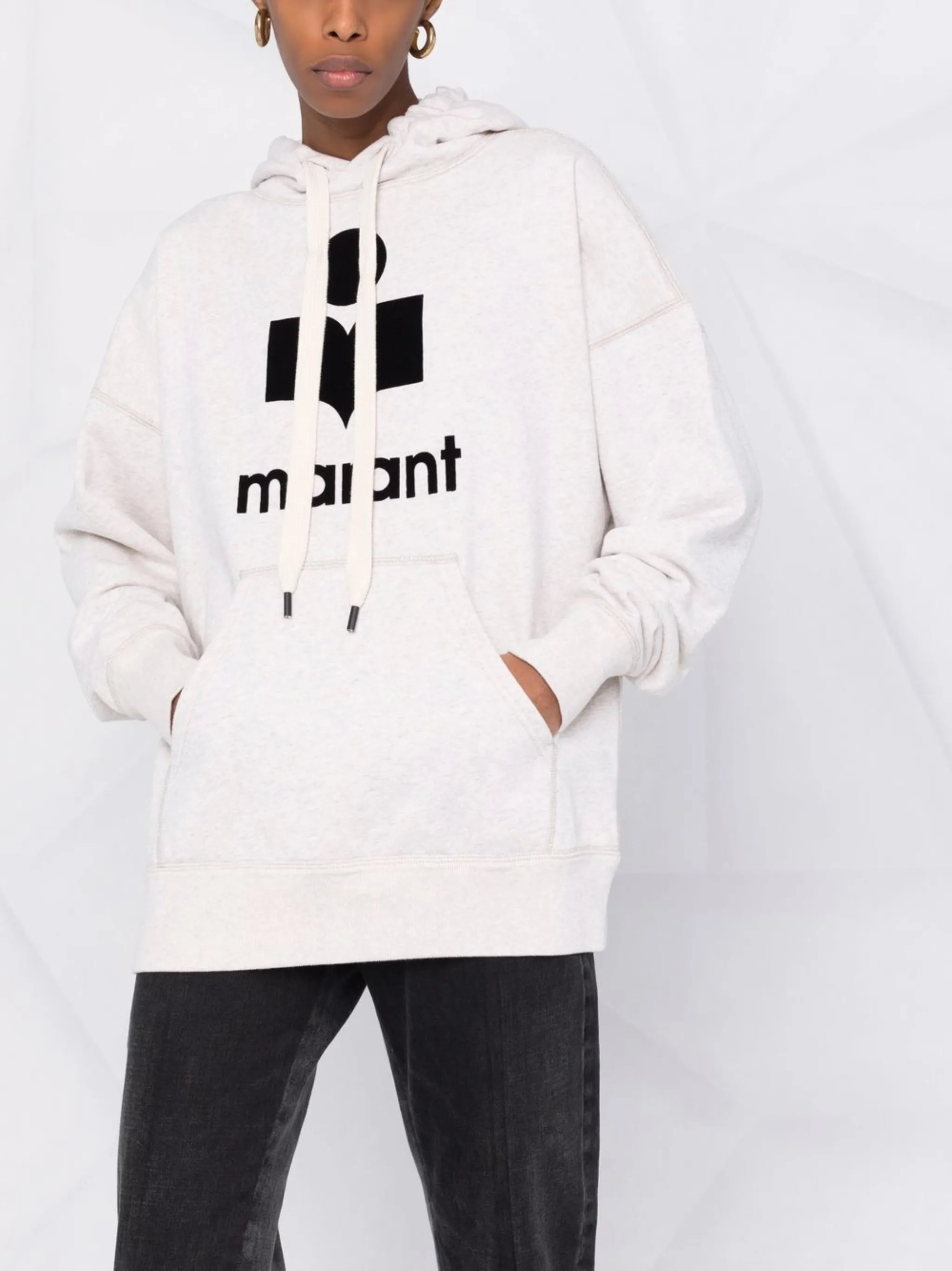 Mansel logo-print hoodie