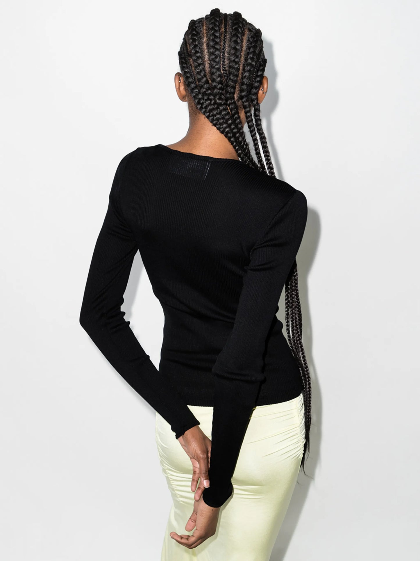 Eve slit-neck top