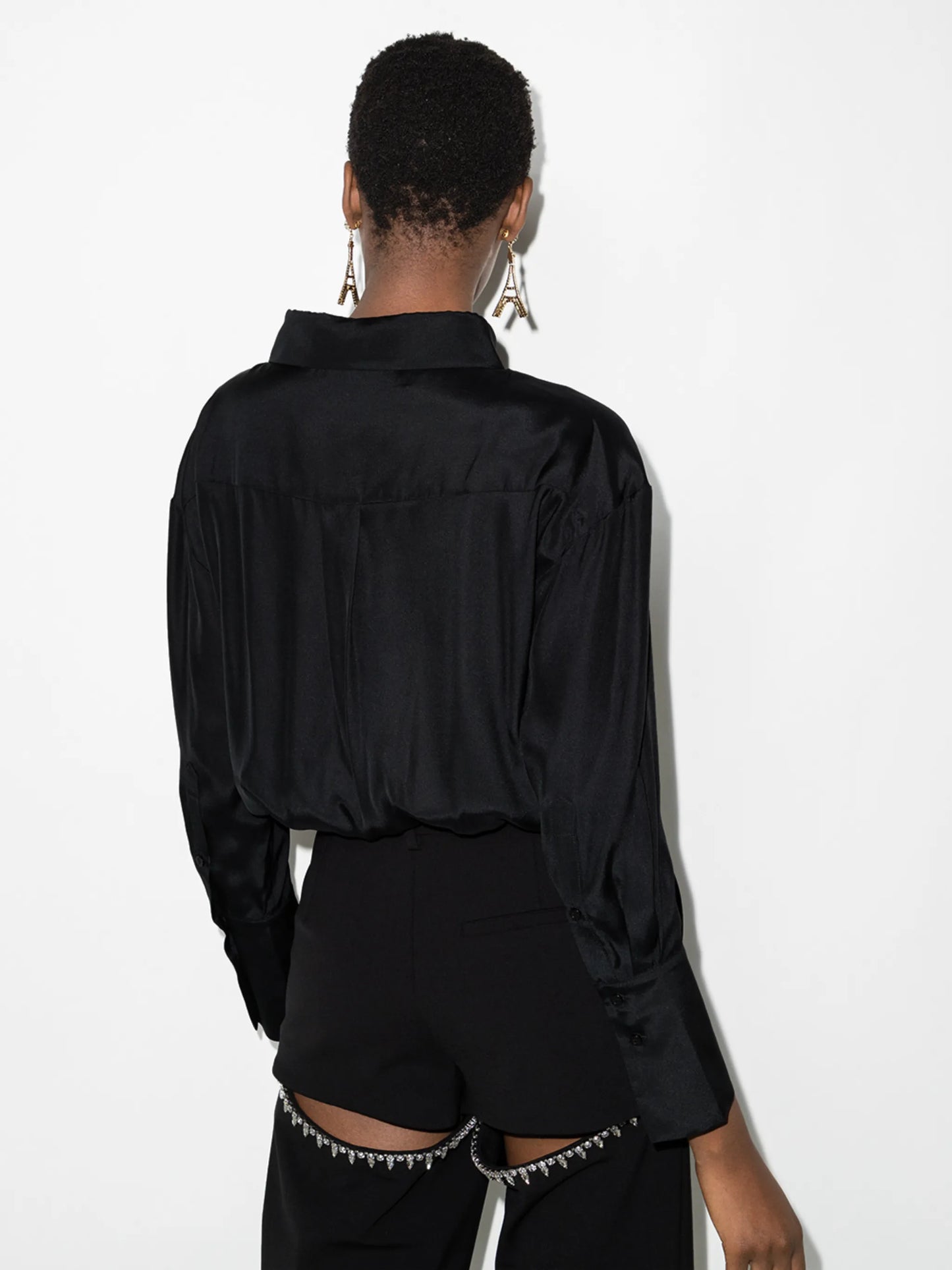 Kura layered silk bodysuit
