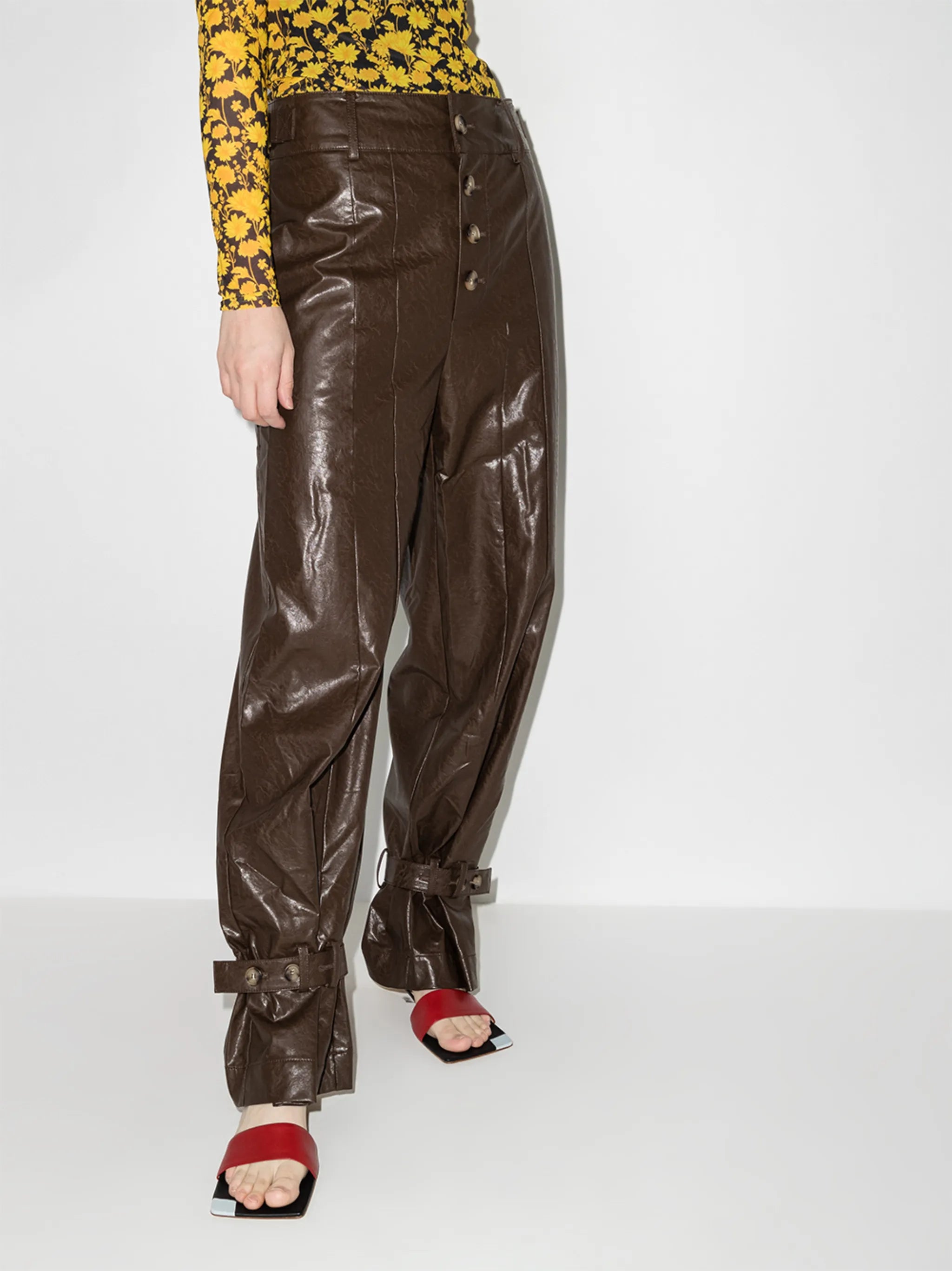 Scout faux leather trousers