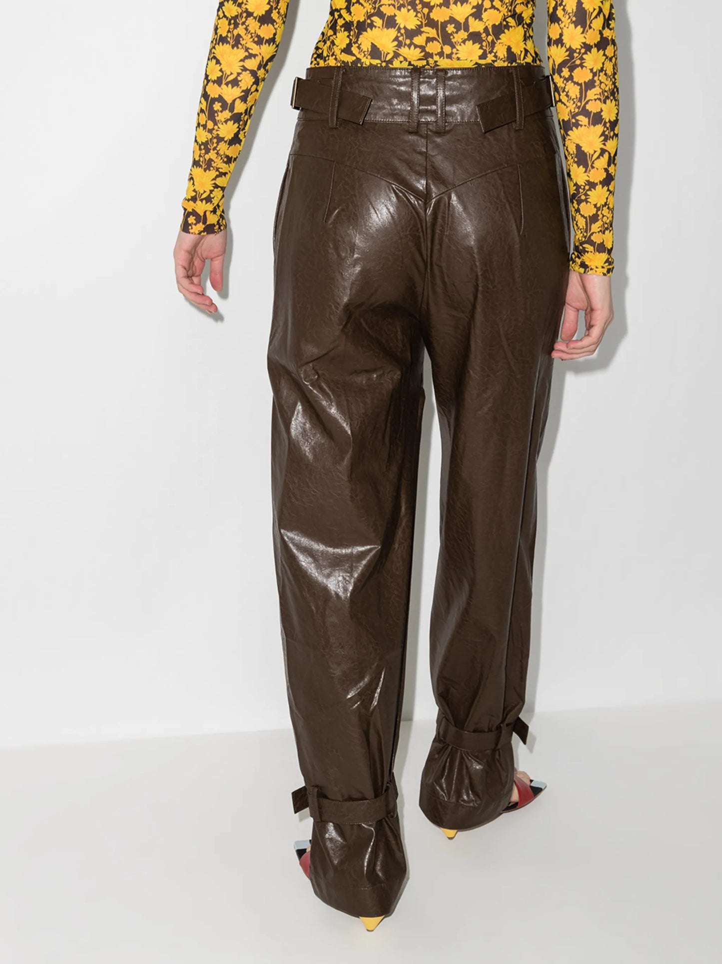 Scout faux leather trousers