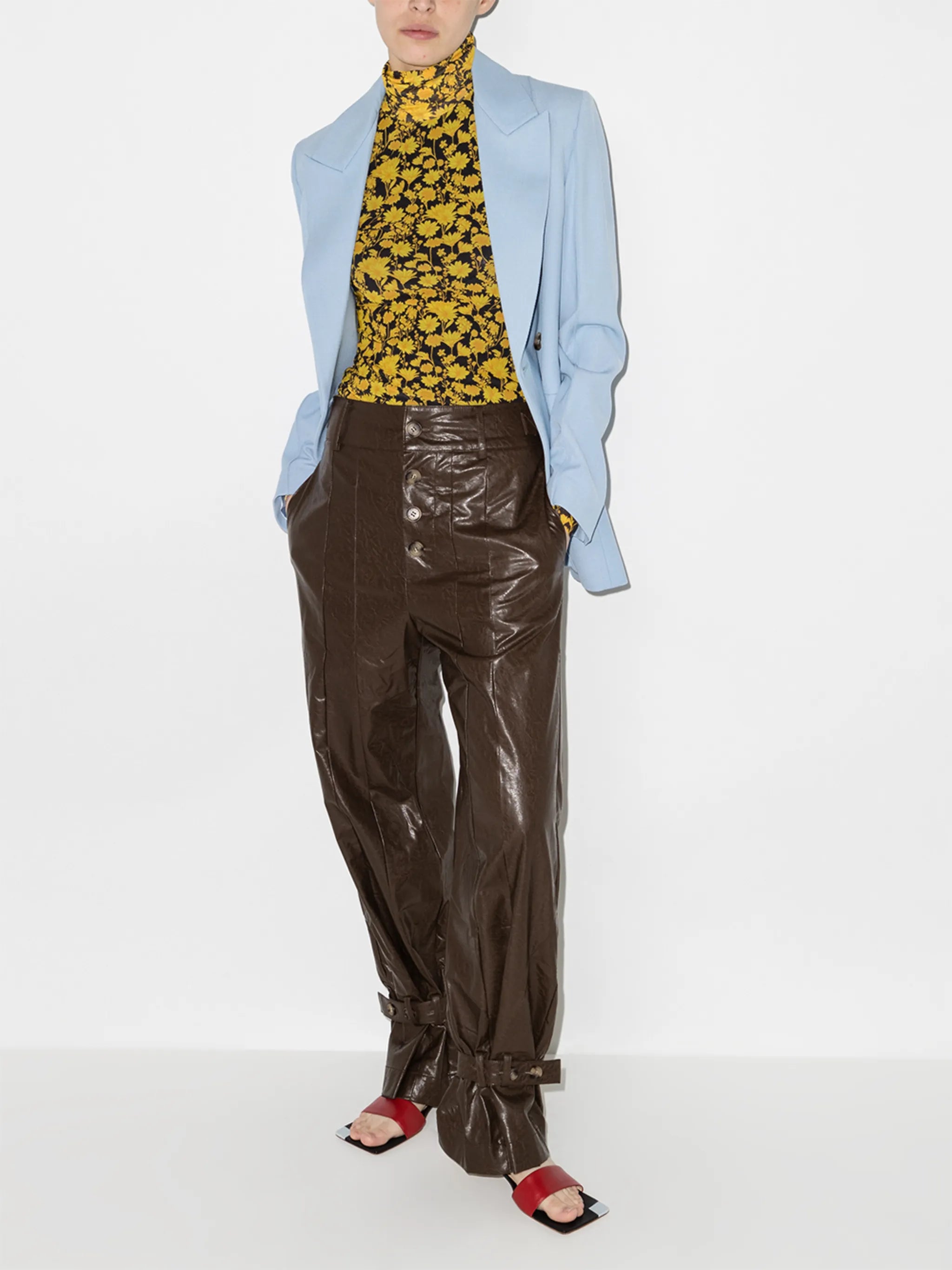 Scout faux leather trousers