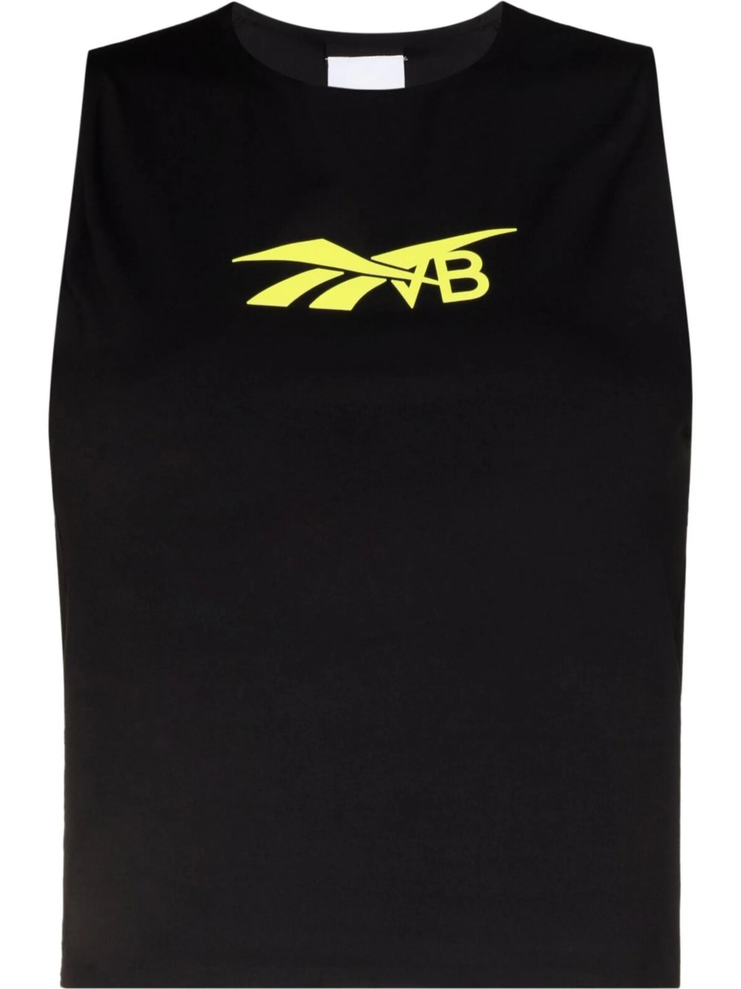logo-print sleeveless tank top