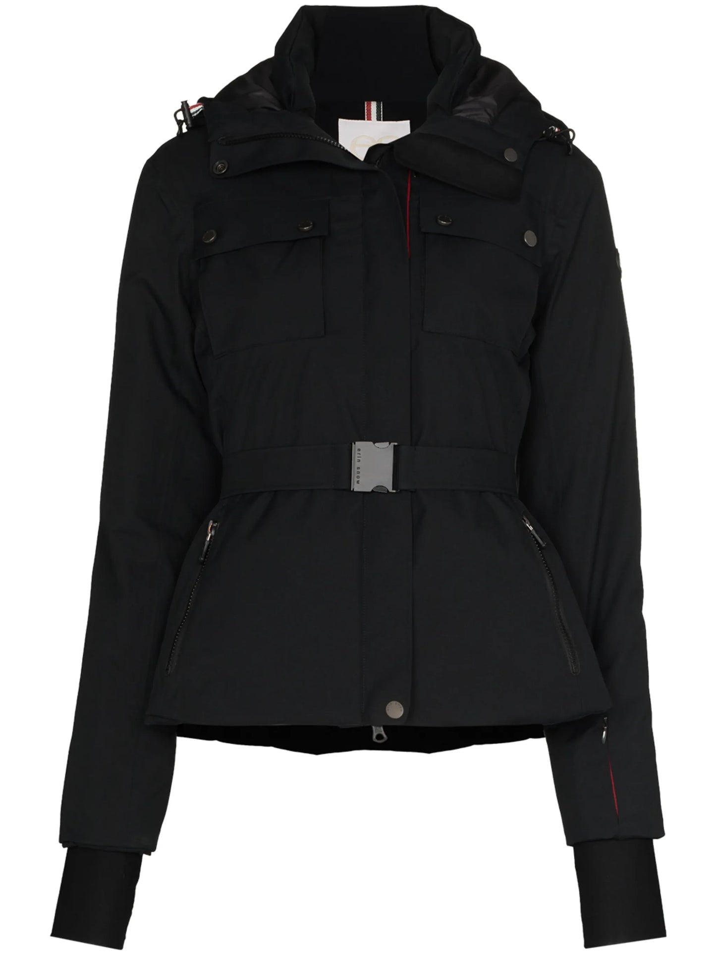 Diana belted ski jacket