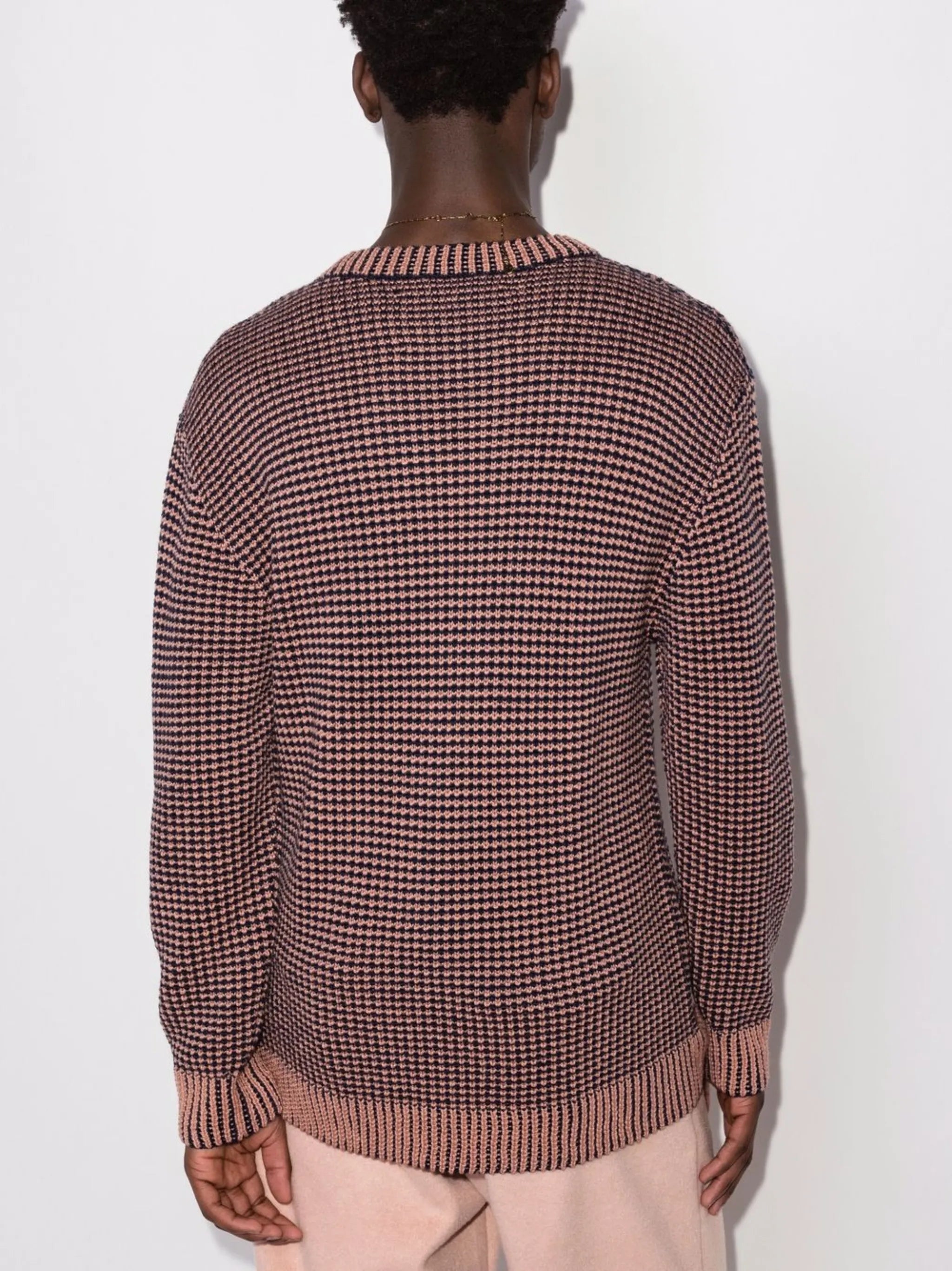 appliqué merino knitted jumper