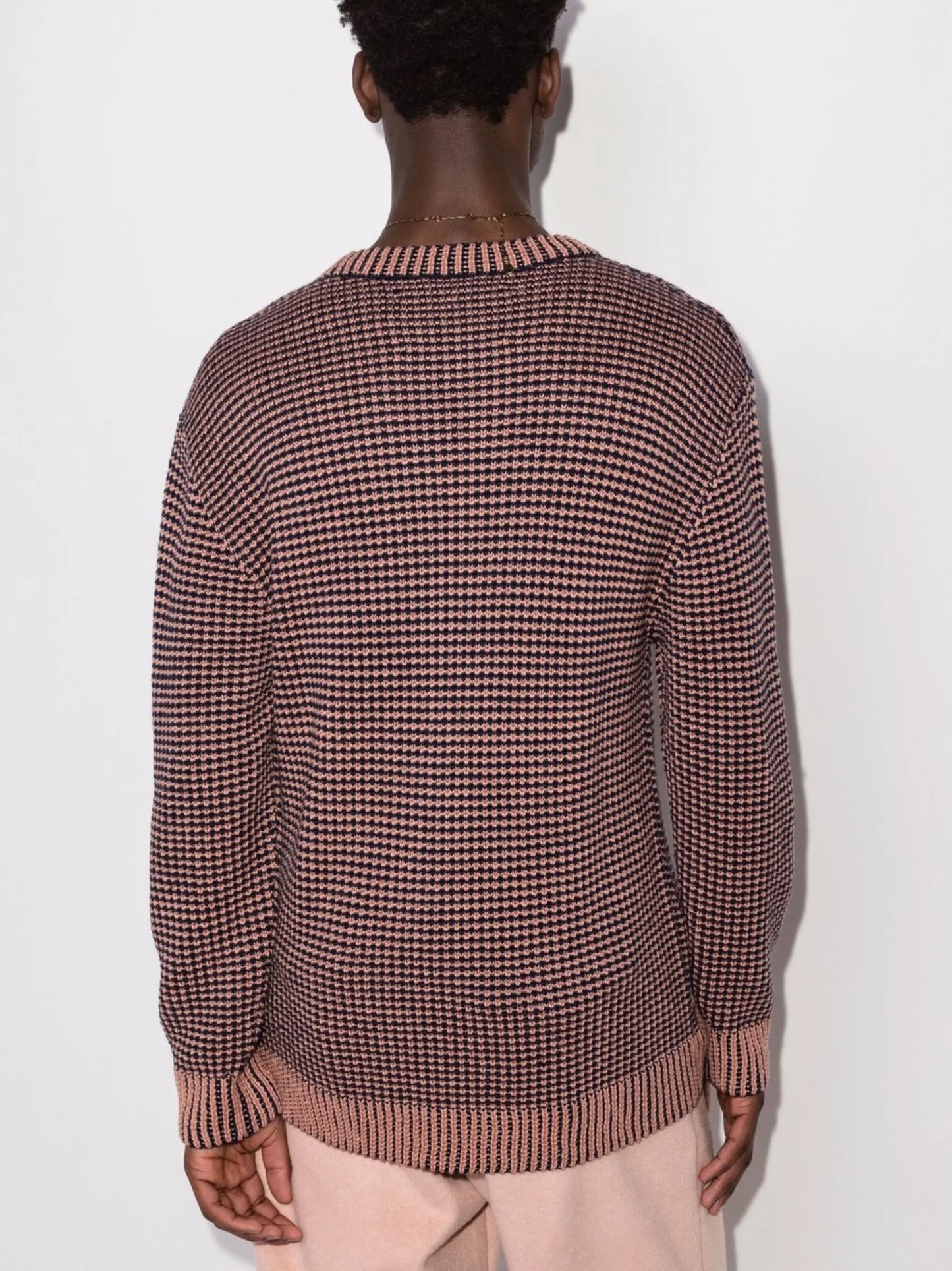appliqué merino knitted jumper