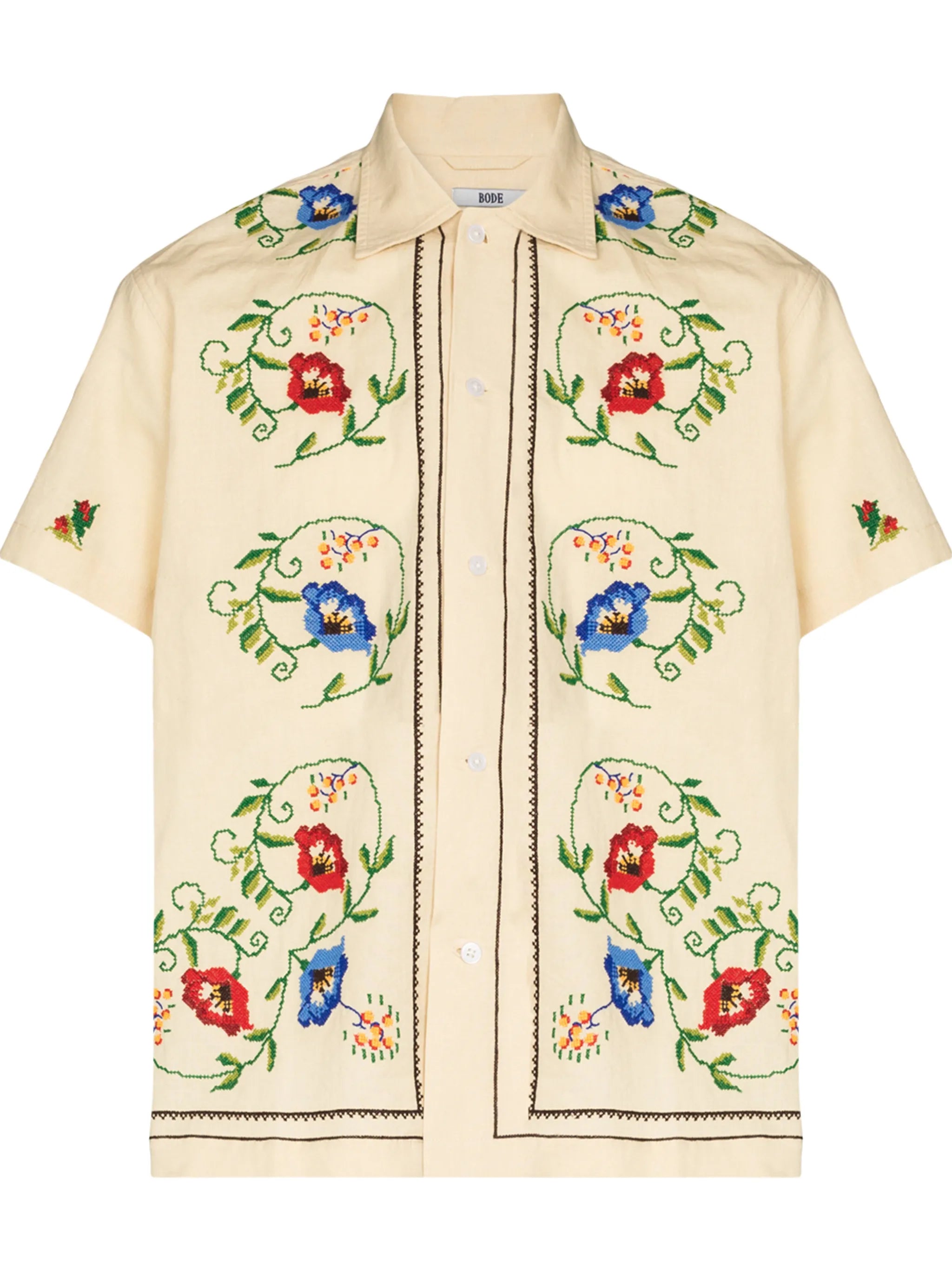Morning Glory embroidered shirt