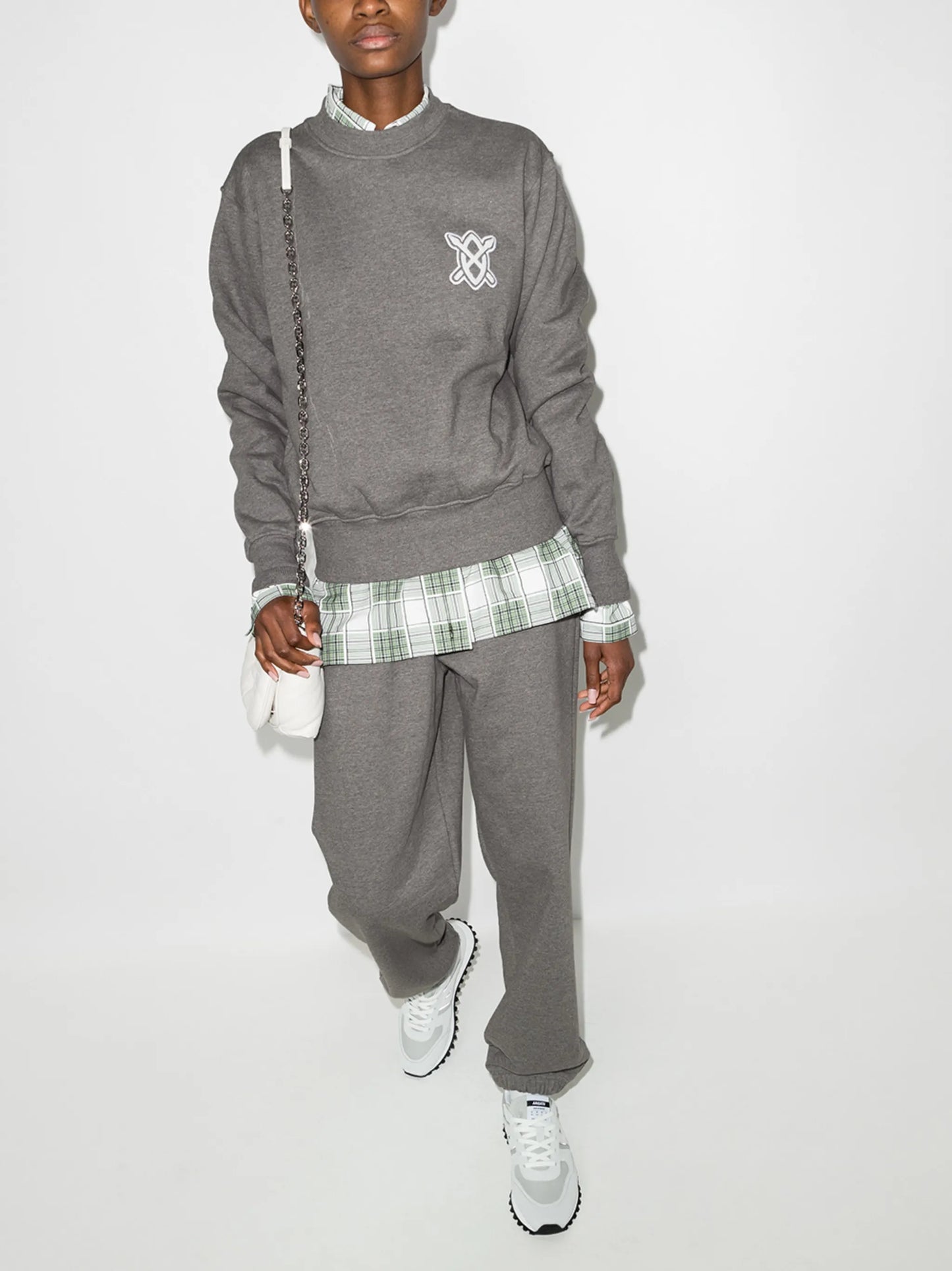 Hovvie logo-embroidered sweatshirt