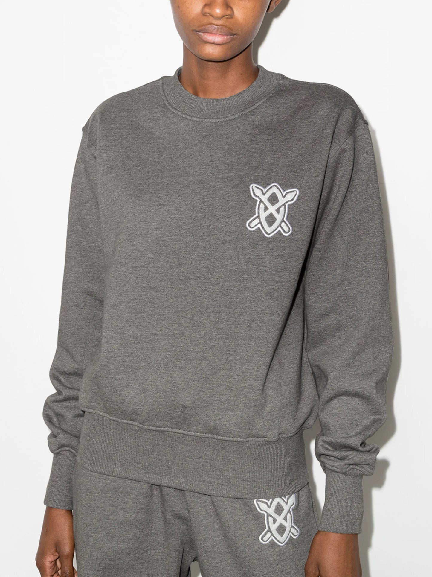 Hovvie logo-embroidered sweatshirt