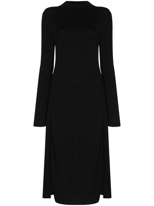 cut-out back midi dress