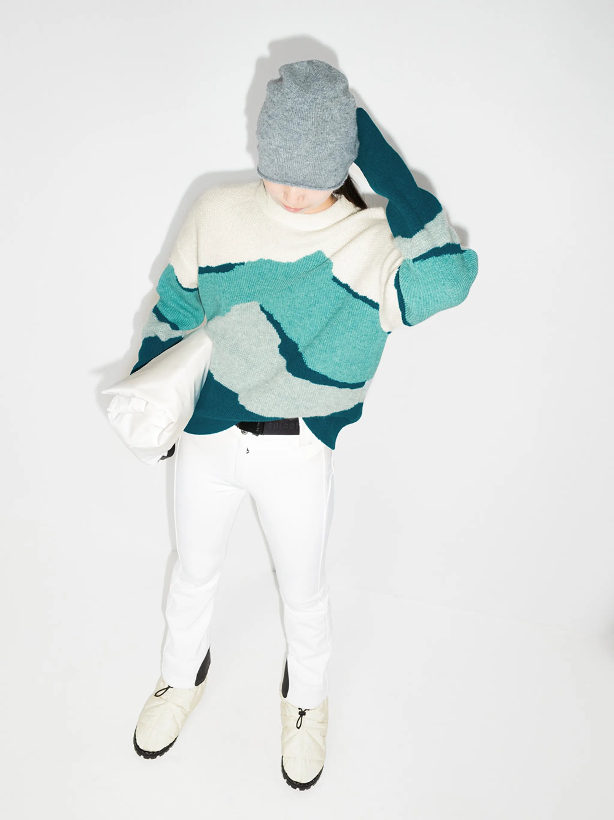 mountain-intarsia jumper
