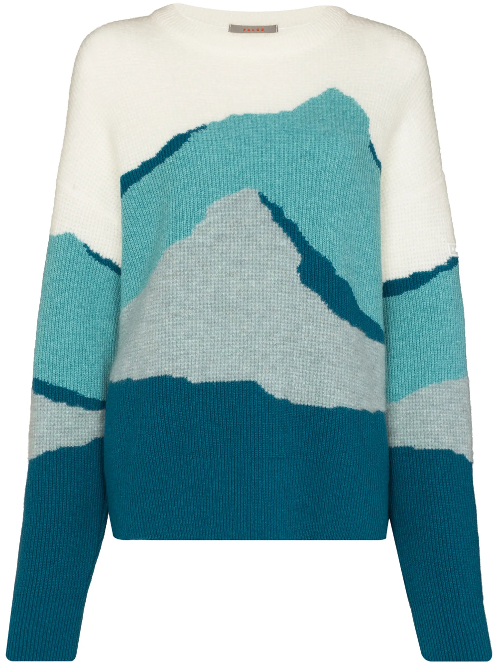 mountain-intarsia jumper