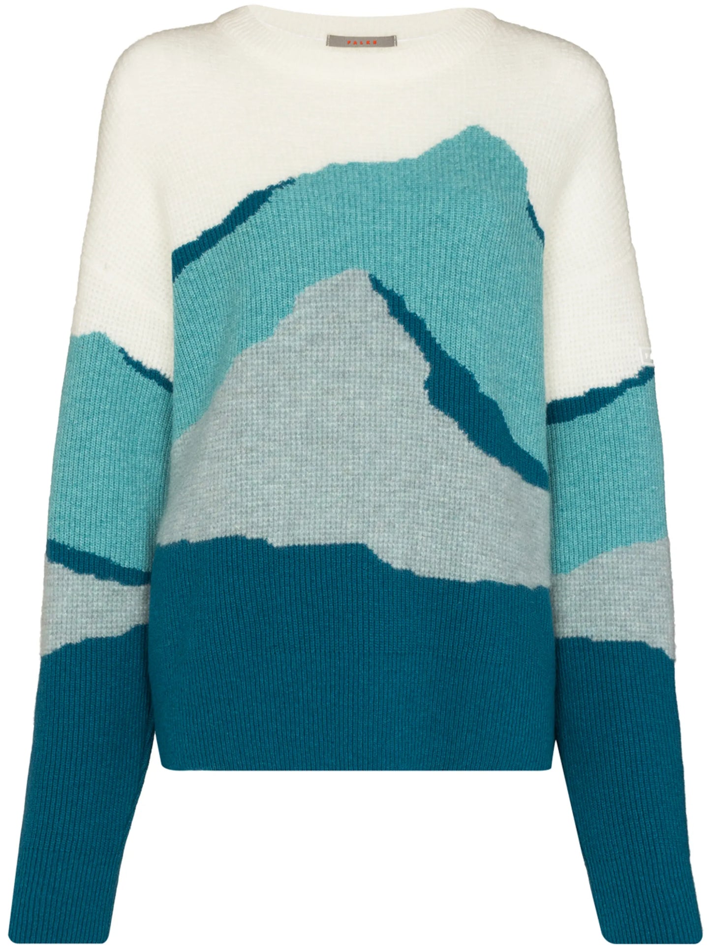 mountain-intarsia jumper