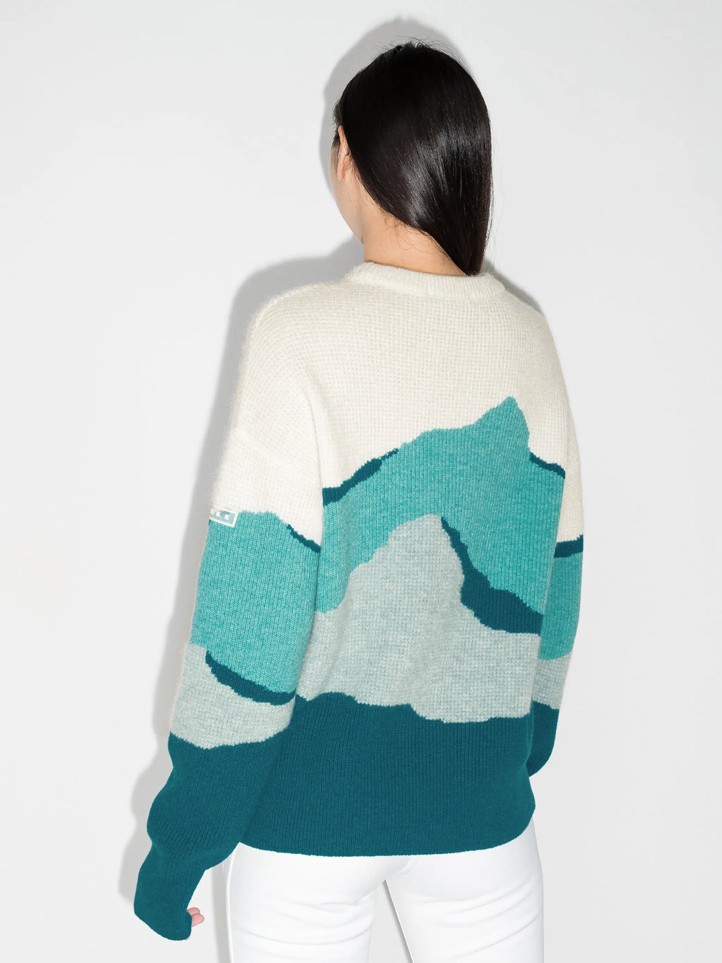 mountain-intarsia jumper