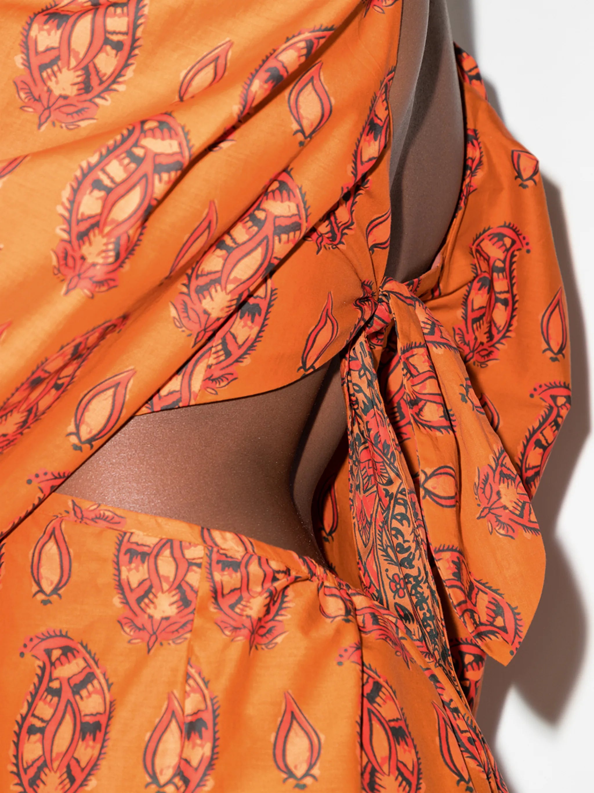 Indian Roar cut-out dress