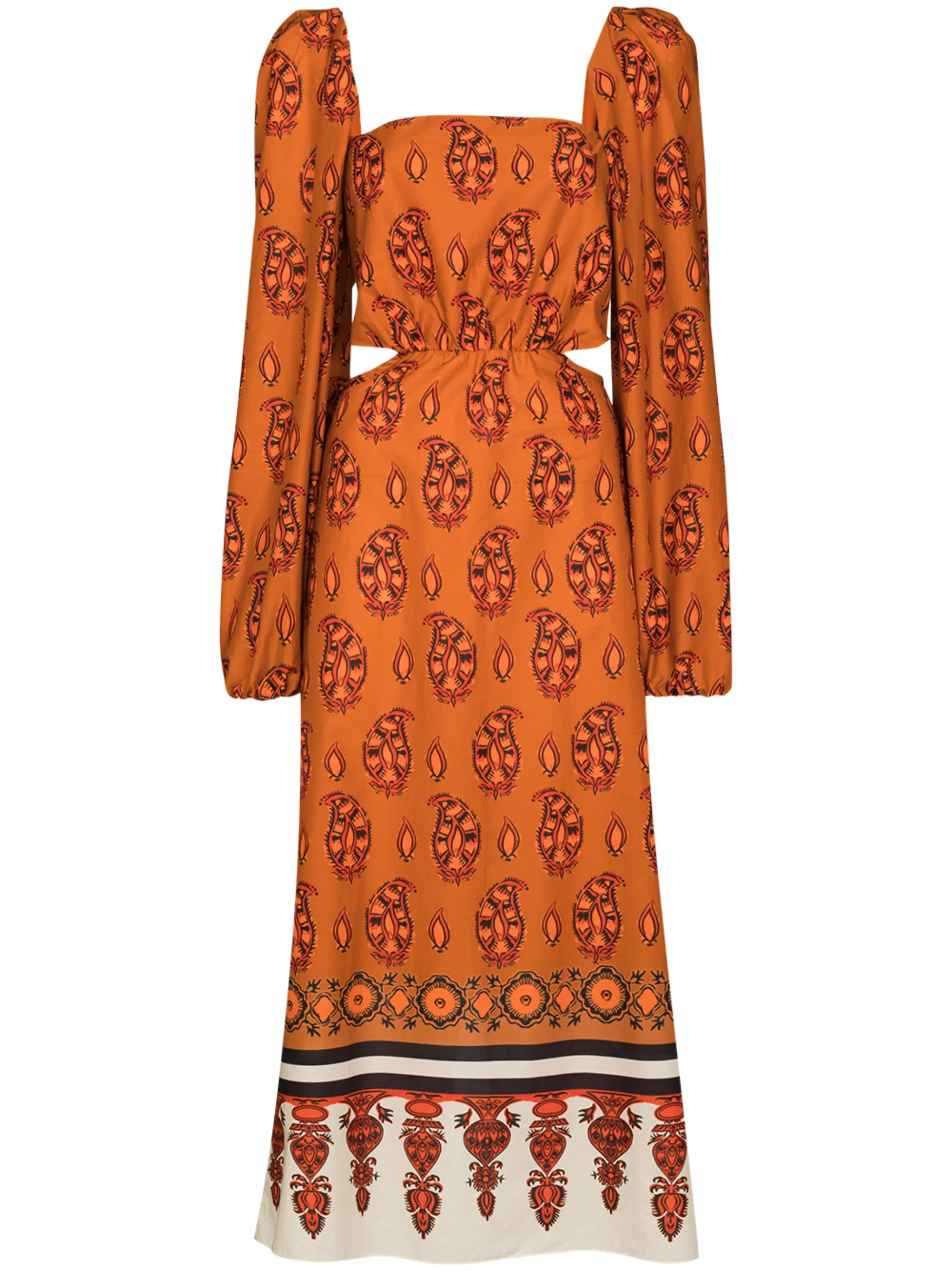 Indian Roar cut-out dress