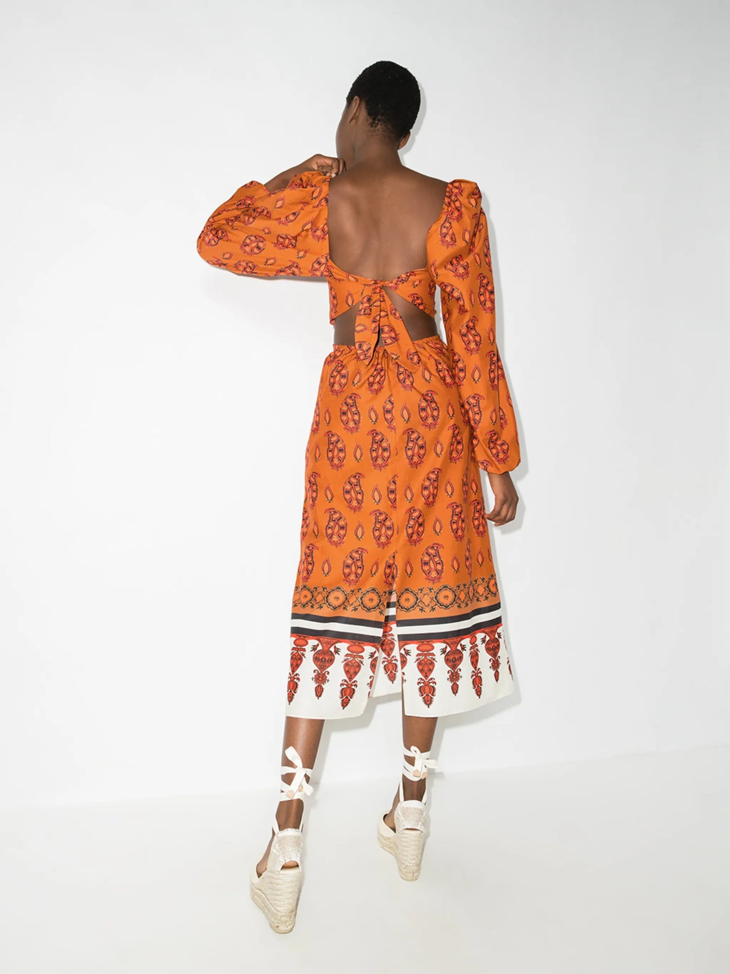Indian Roar cut-out dress