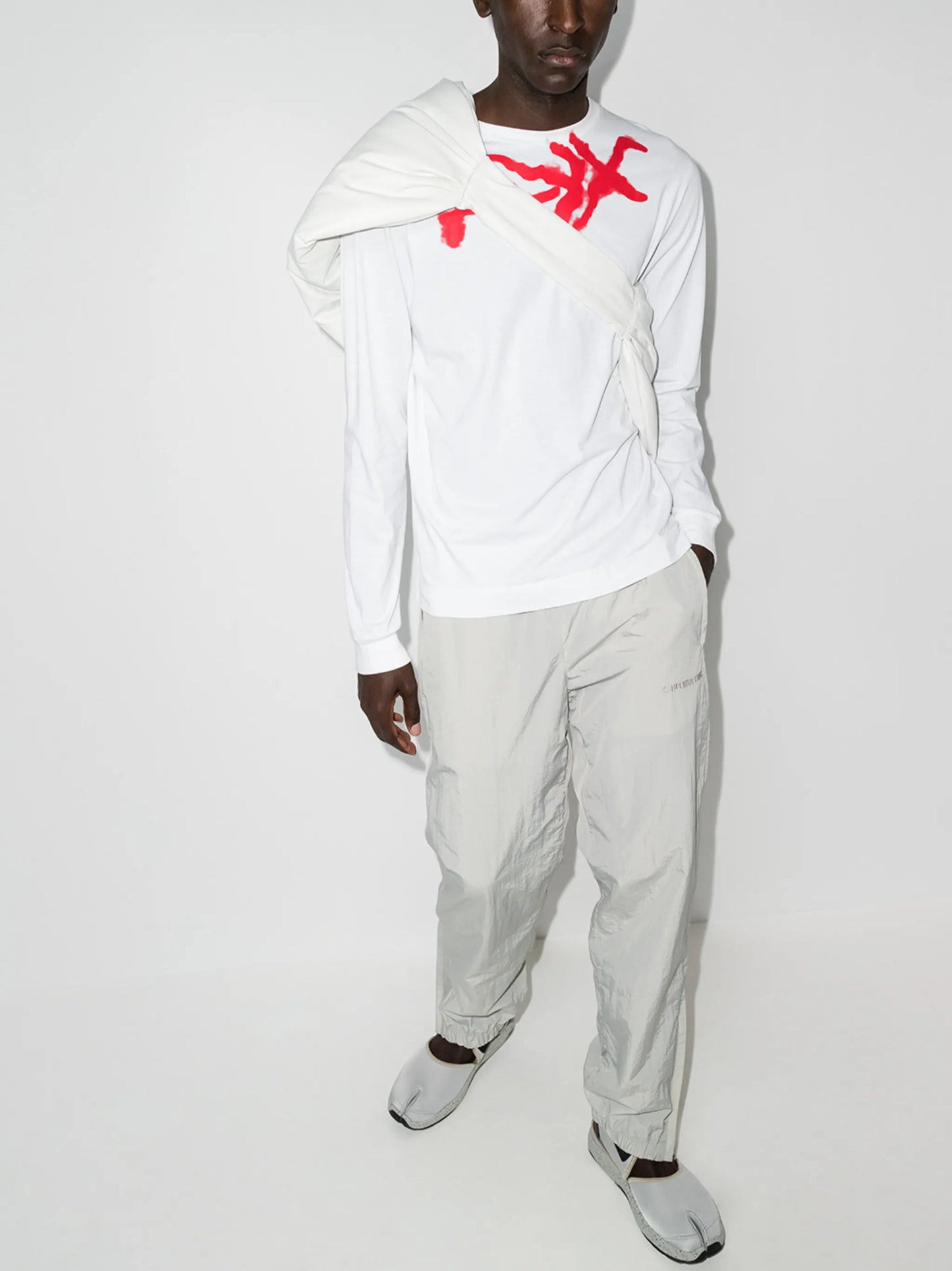 spray-logo long-sleeve T-shirt