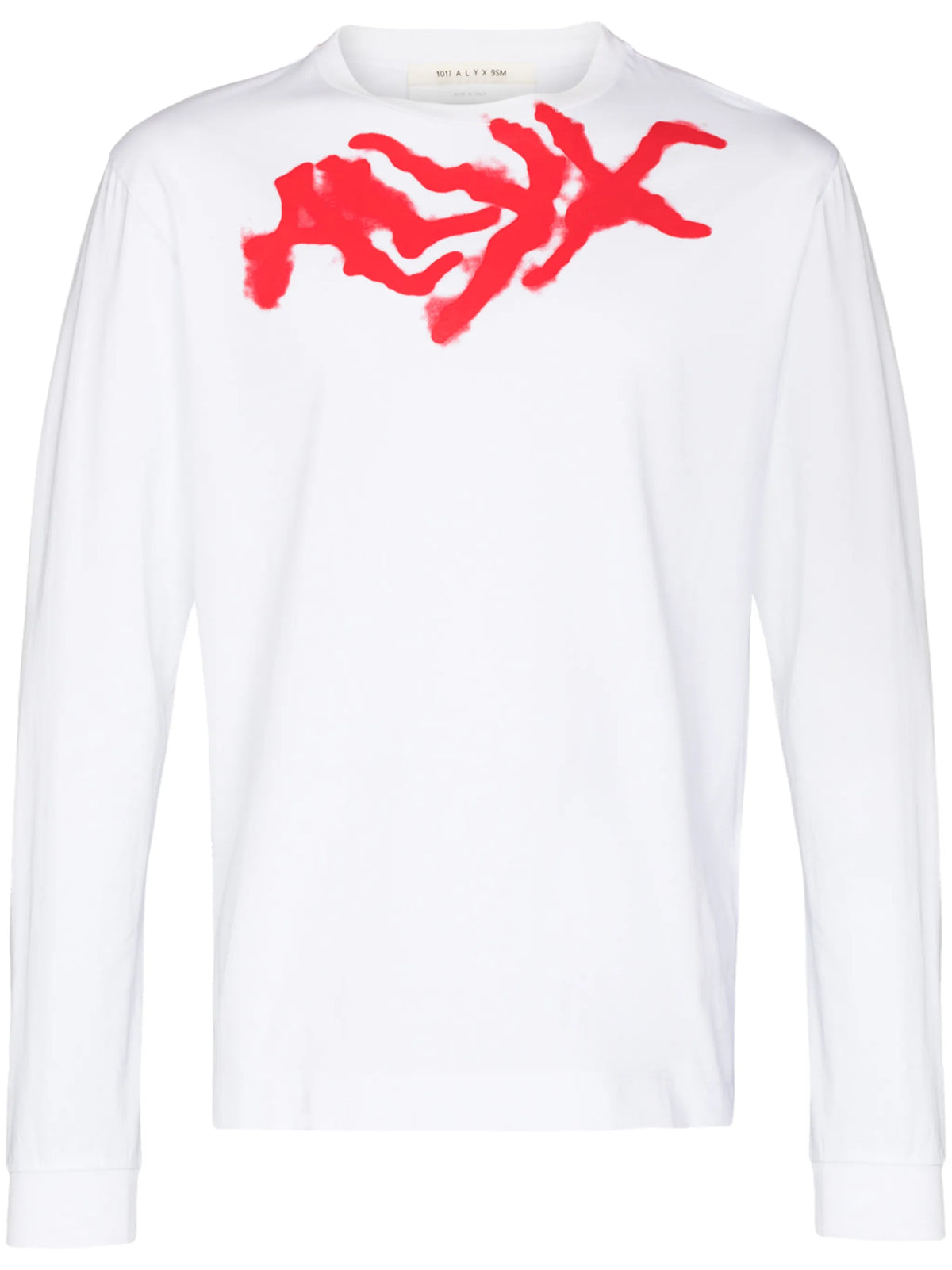 spray logo long sleeve T shirt