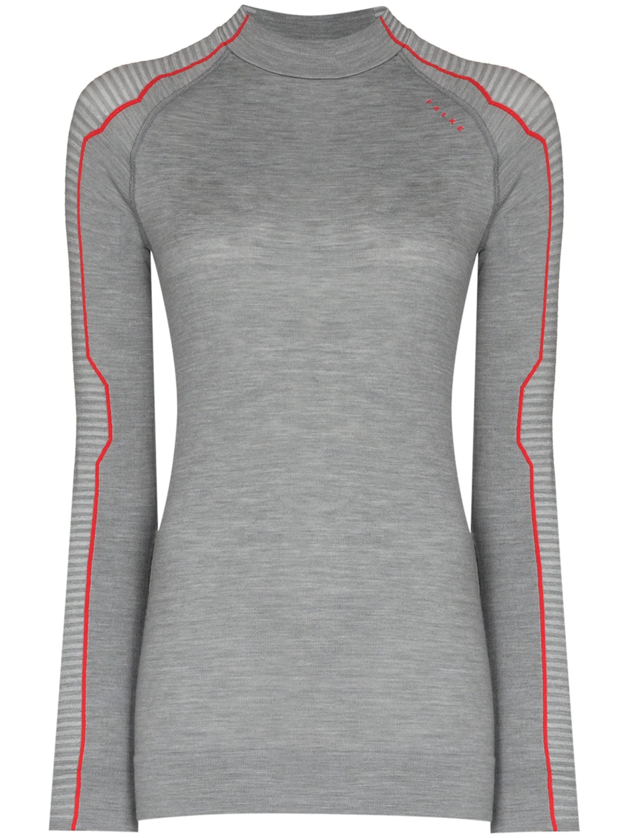 contrasting-trim compression top