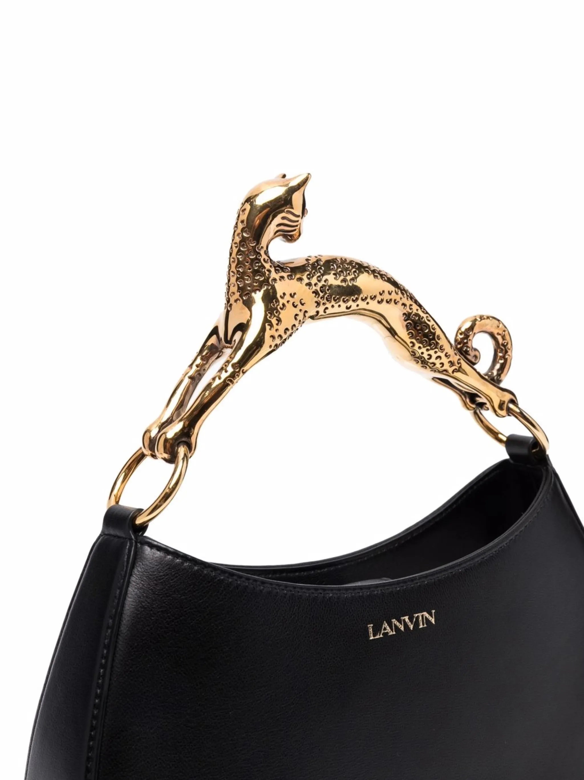 embellished-handle tote bag