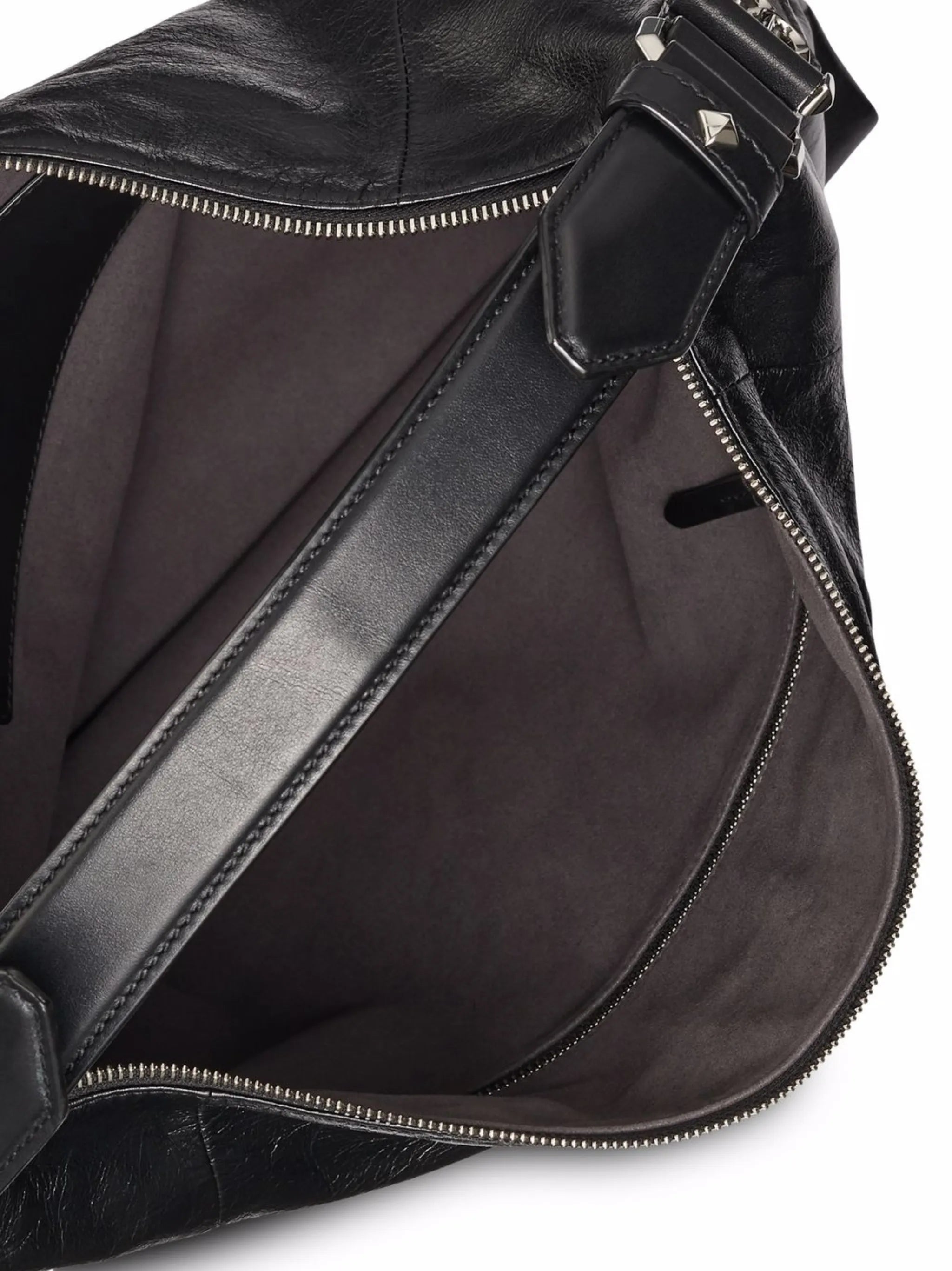 Ana leather hobo bag
