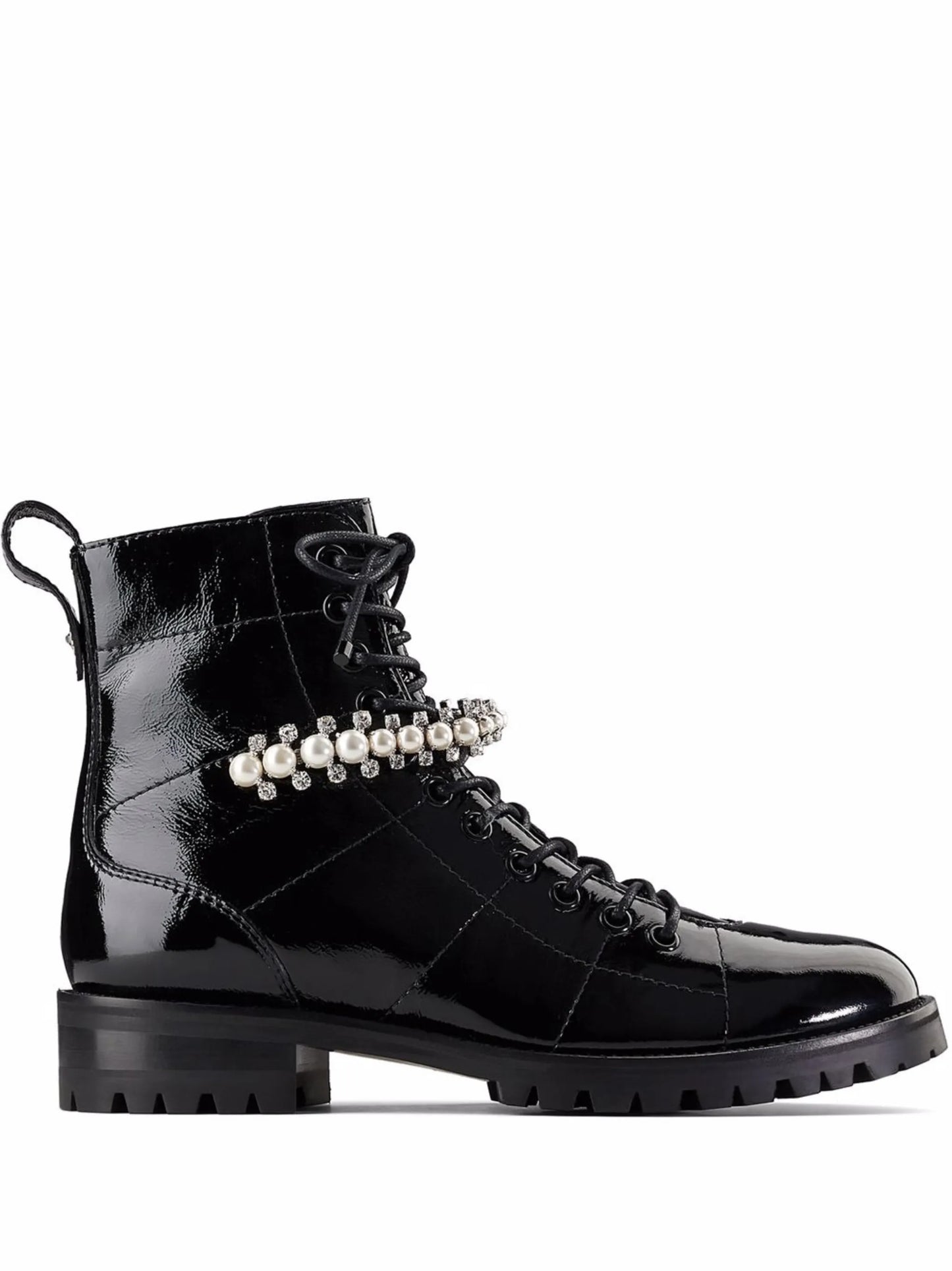 Cruz pearl-embellished boots