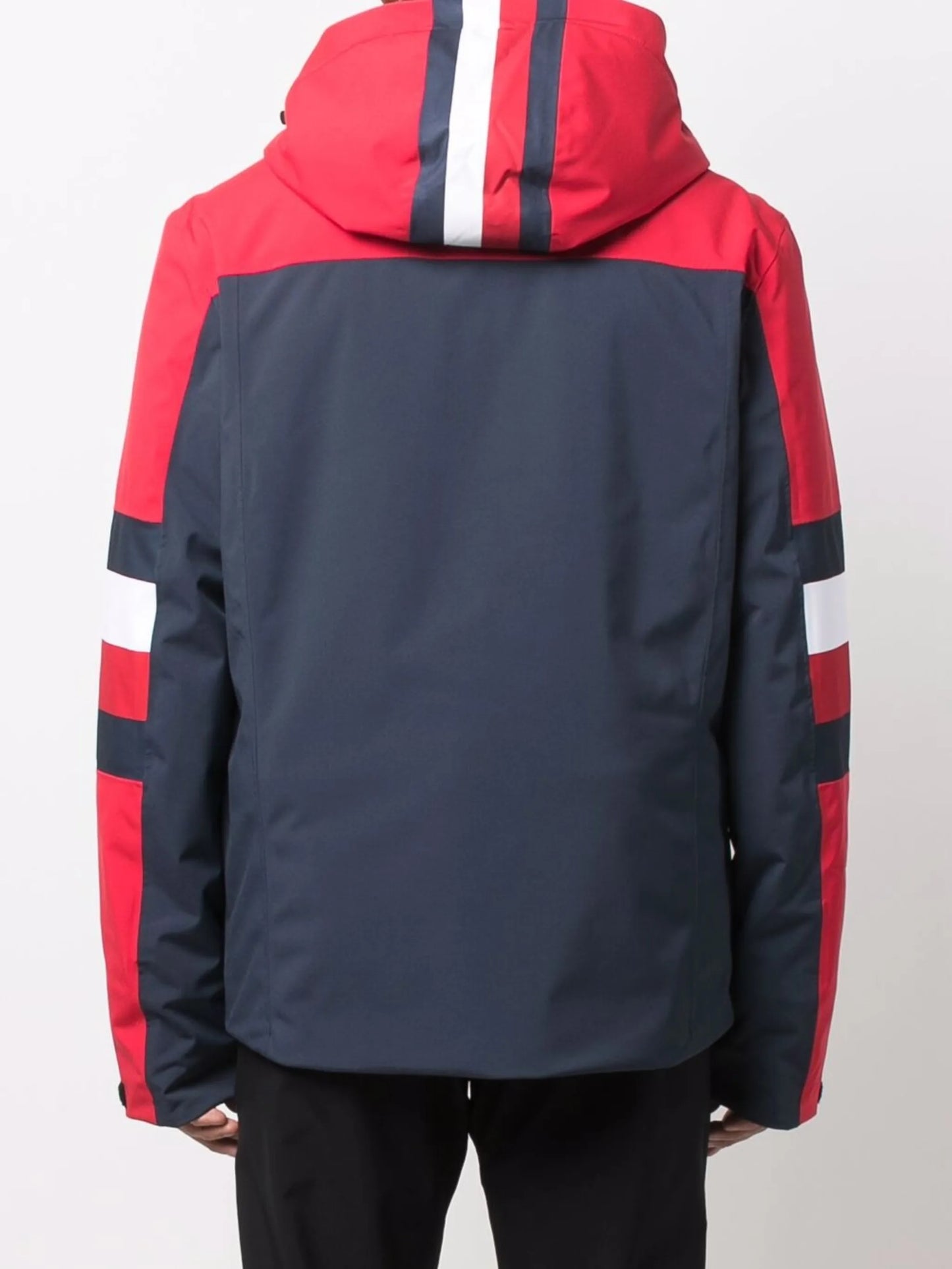 logo striped jacket