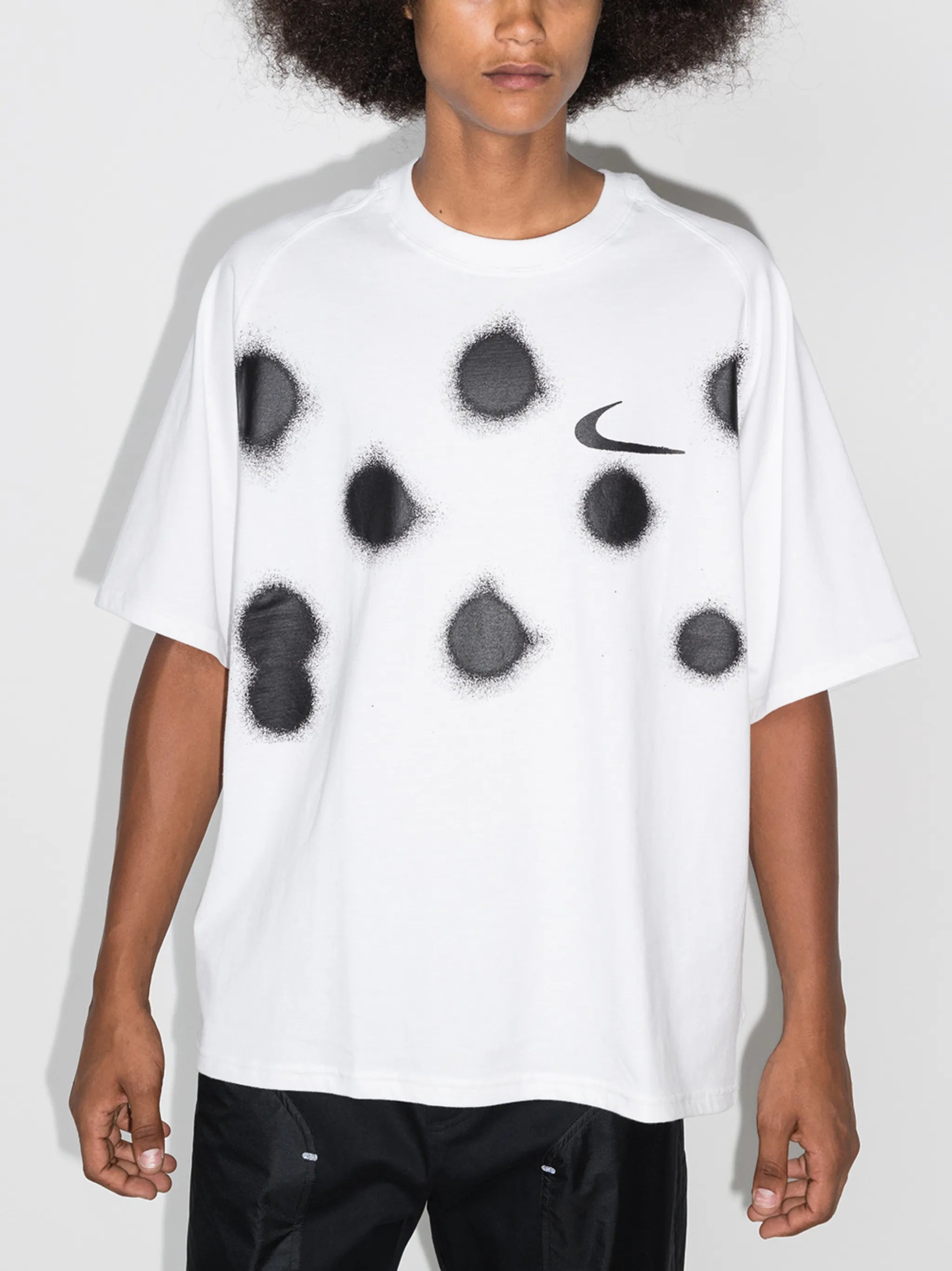 x Off-White graffiti-print T-shirt
