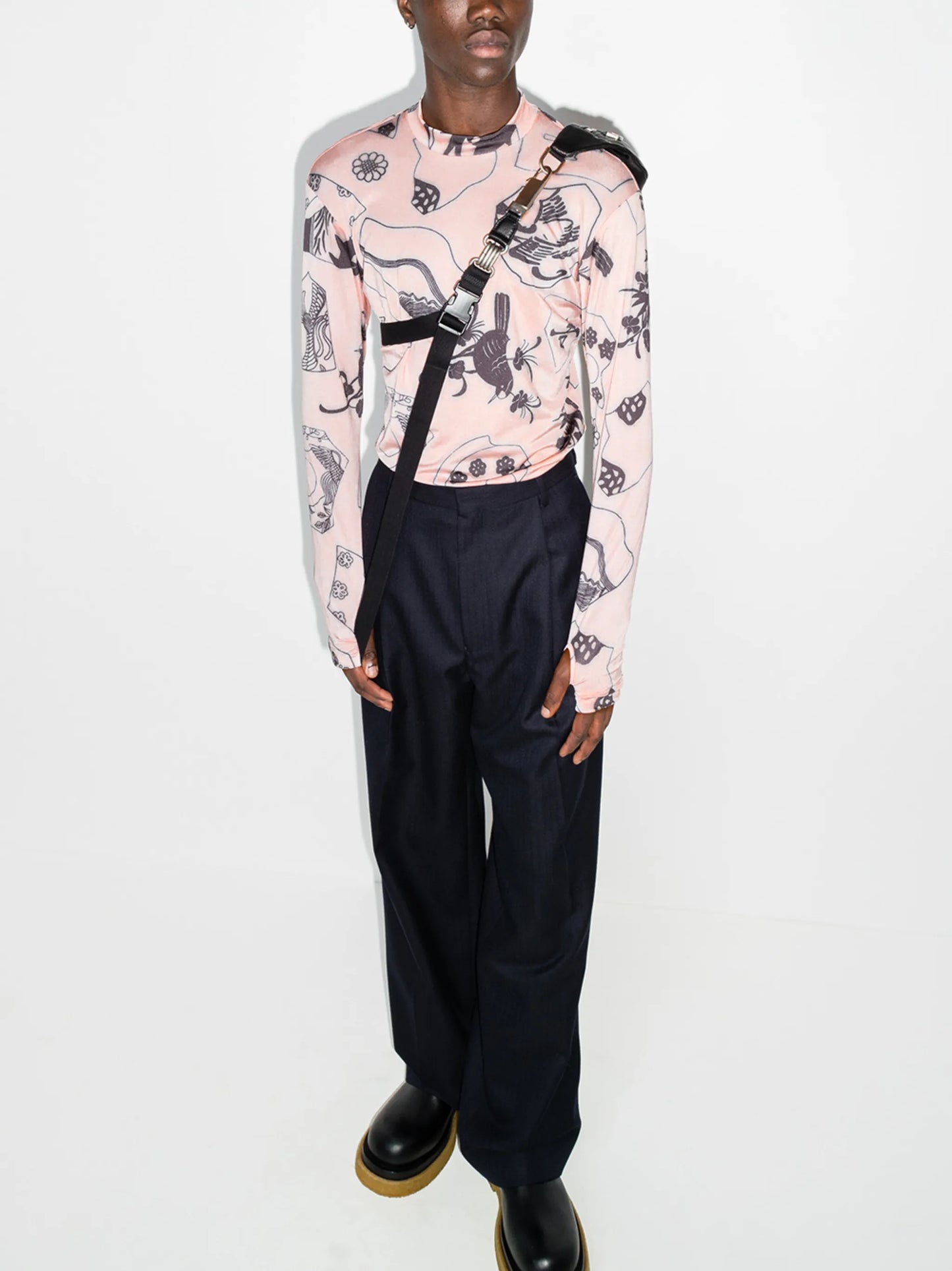 Ceramic Fragment long-sleeve T-shirt