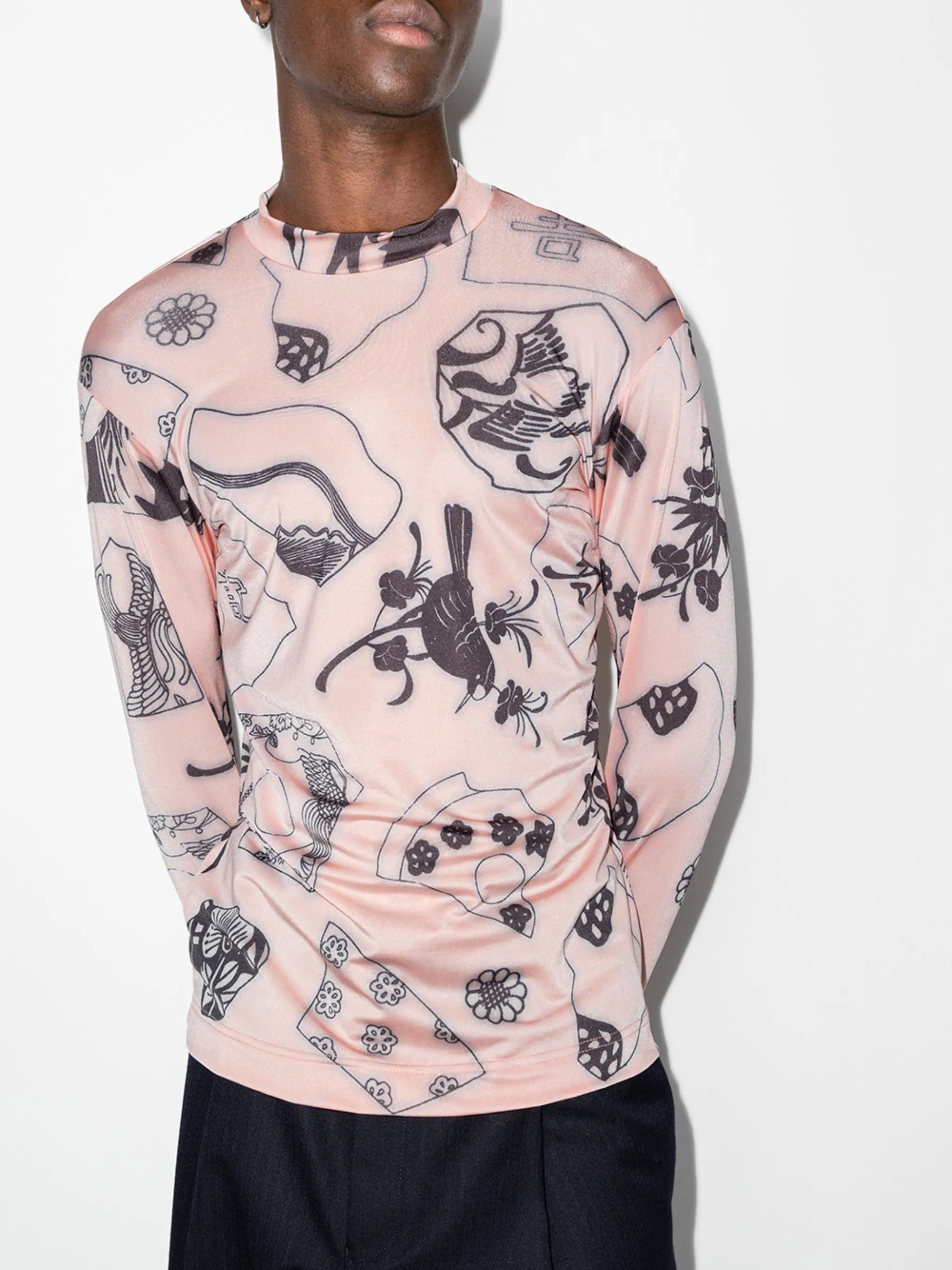 Ceramic Fragment long-sleeve T-shirt