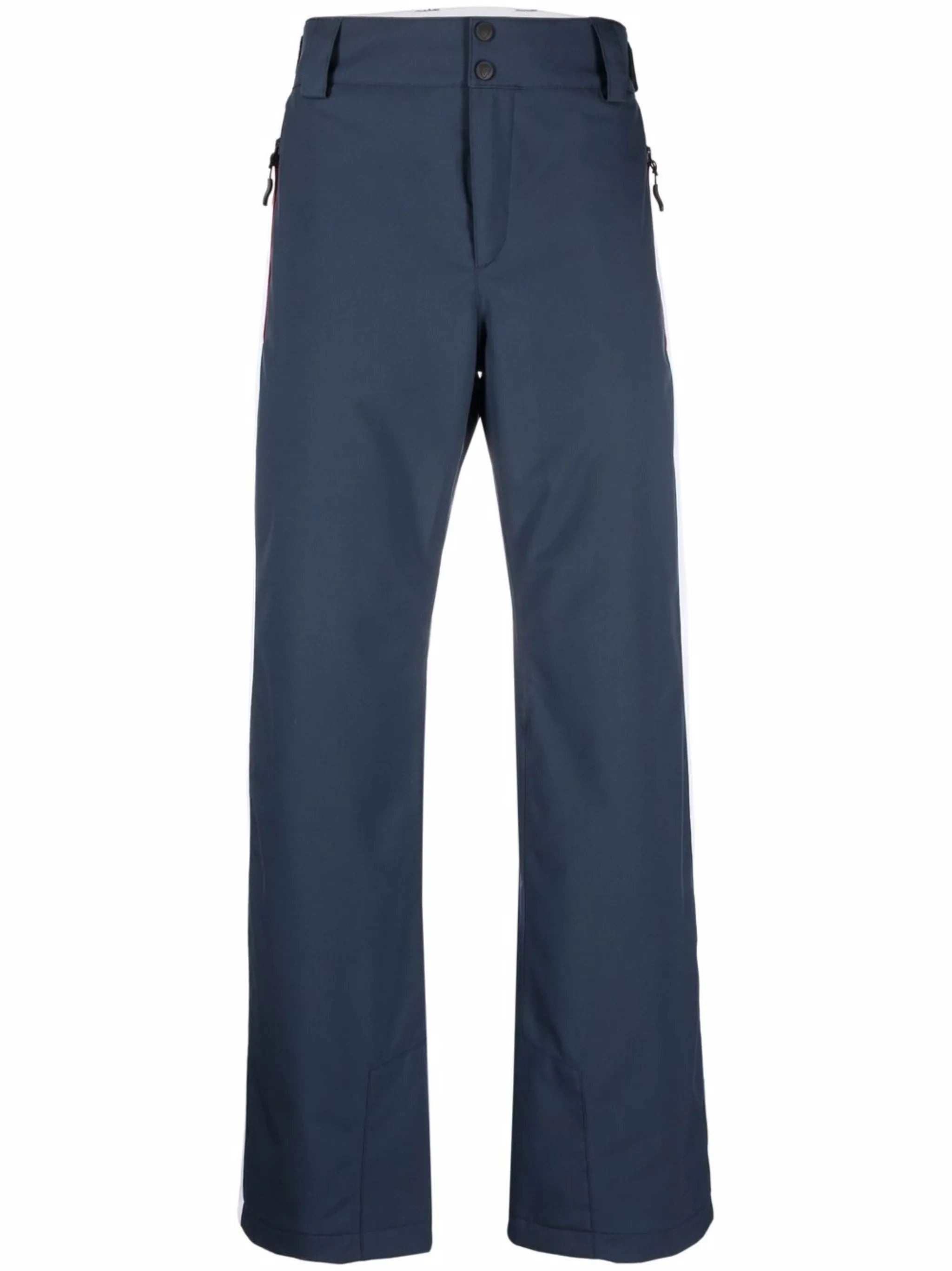 Flag striped-edge ski trousers