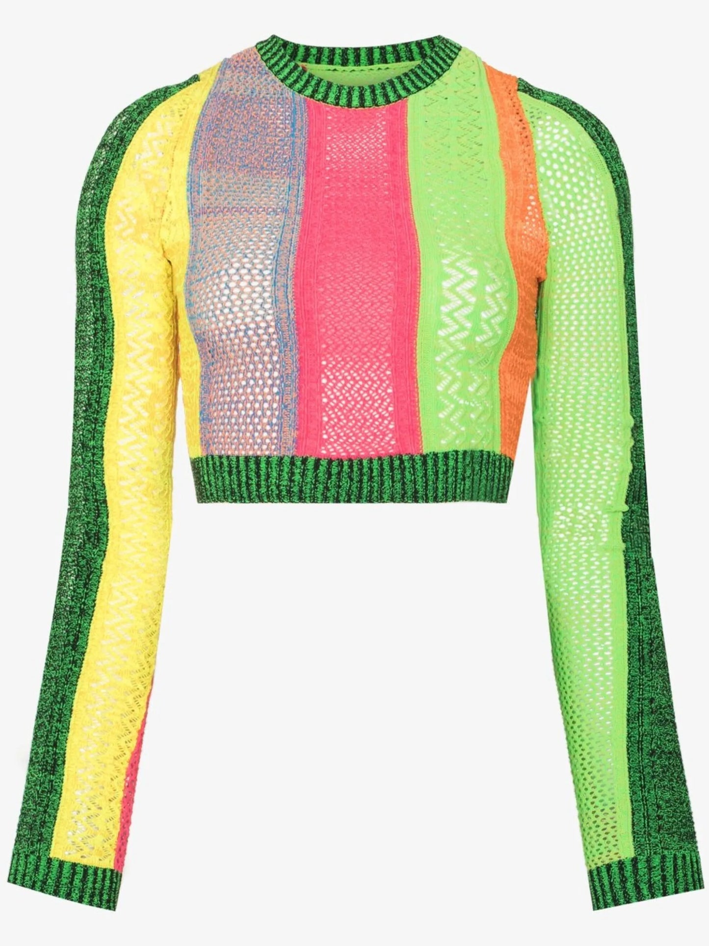 striped knitted top