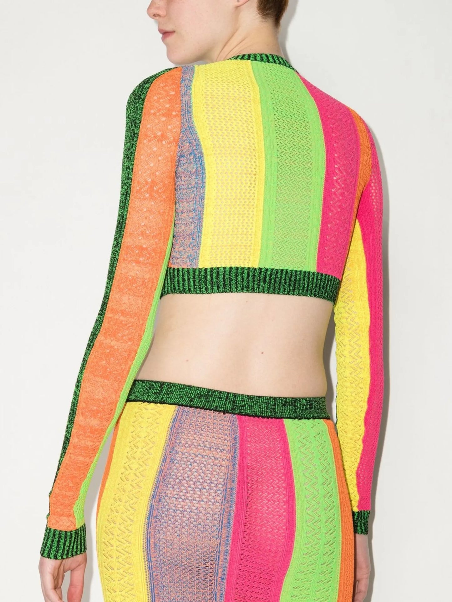 striped knitted top