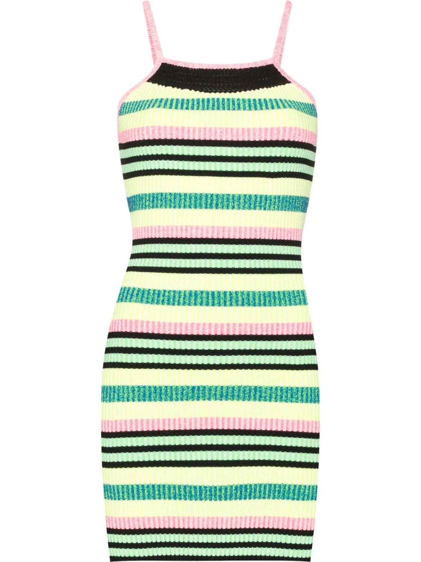 striped racerback dress